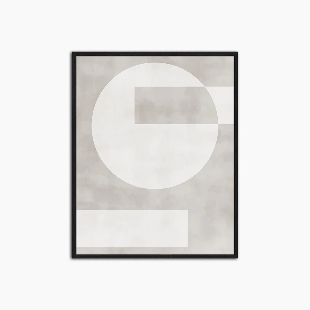 Abstract Geometric Art - Print Muurdecoratie