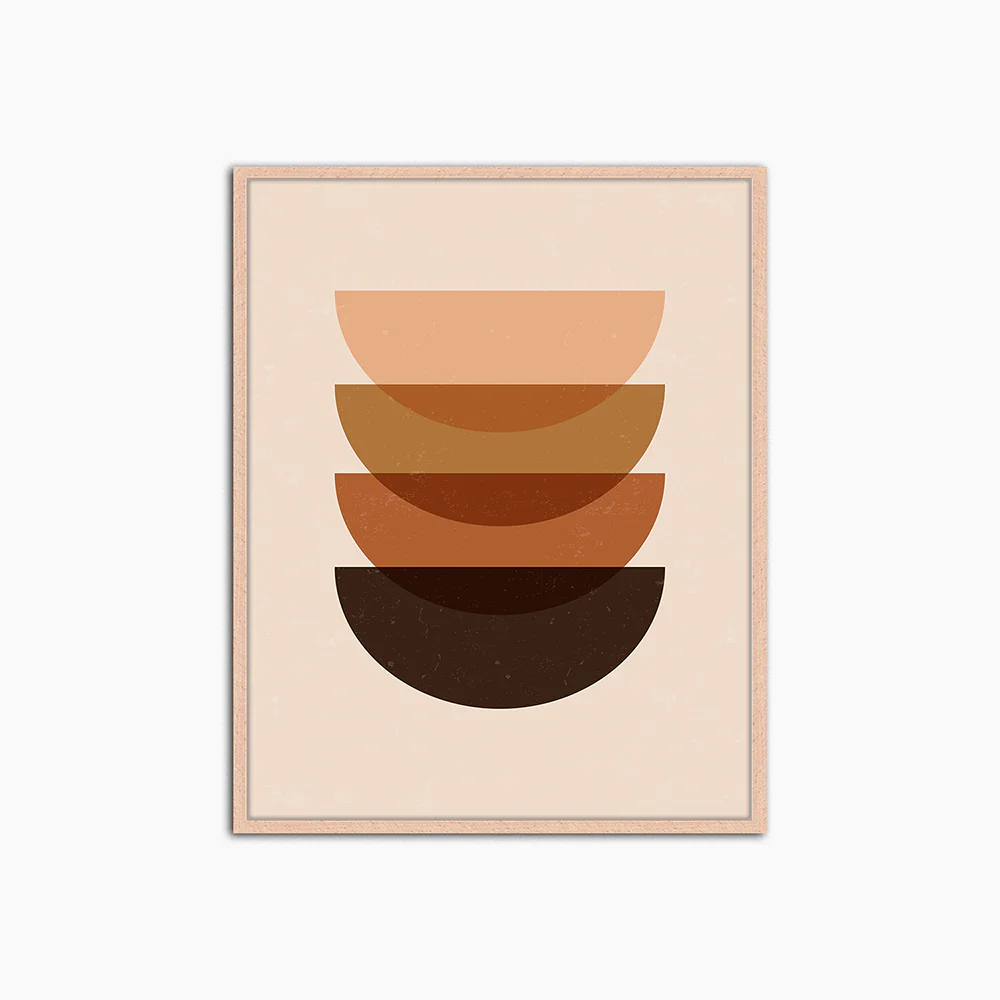 Abstract Geometric - Print Muurdecoratie