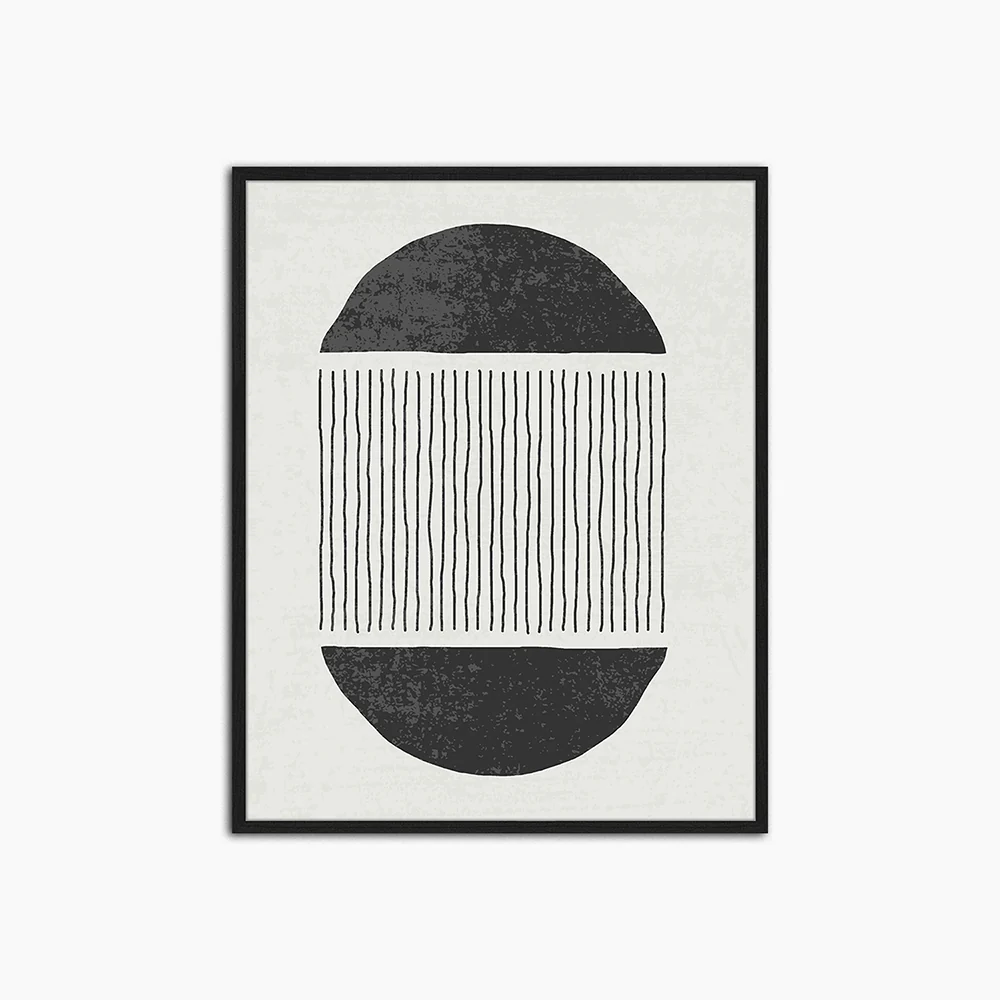 Abstract in Between - Print Muurdecoratie