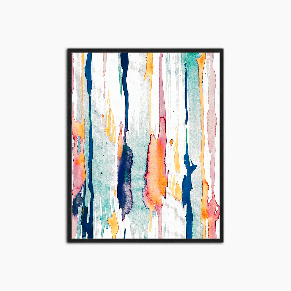 Abstract in Watercolor - Print Muurdecoratie