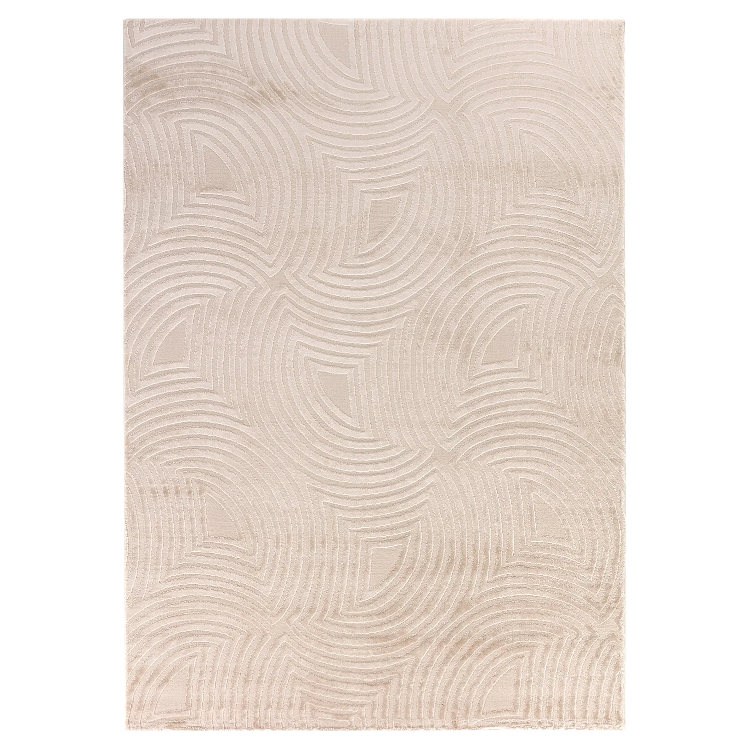 Abstract Vloerkleed - Sara - Beige 13