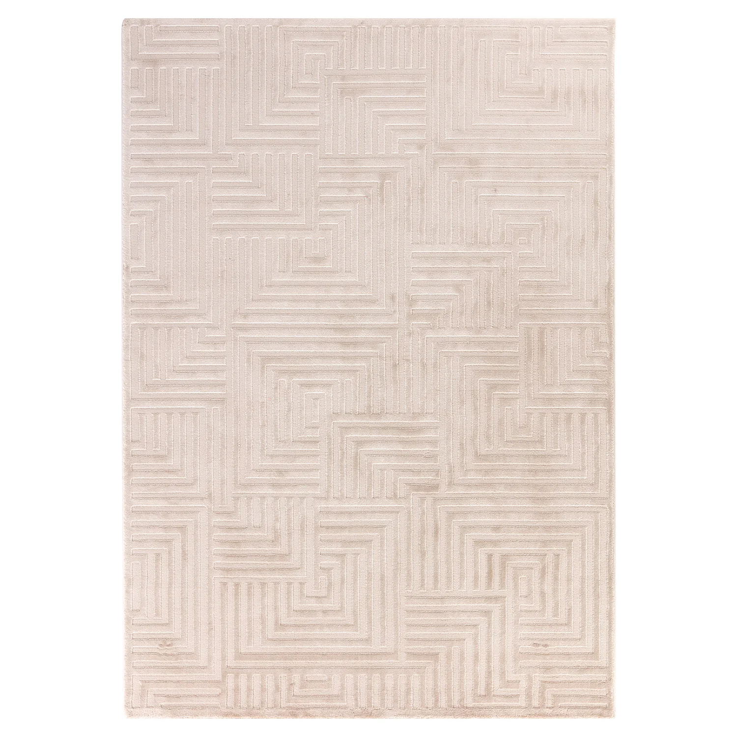 Abstract Vloerkleed - Sara - Beige 14