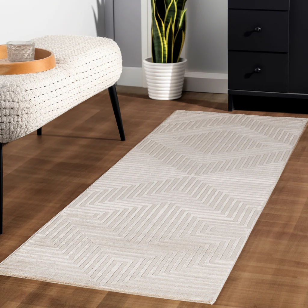 Abstract Vloerkleed - Sara - Beige 15 - Image 3