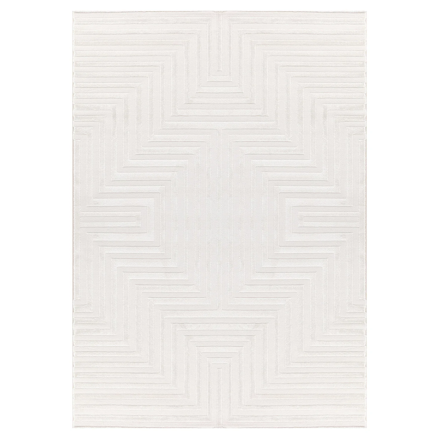 Abstract Vloerkleed - Sara - Creme 11