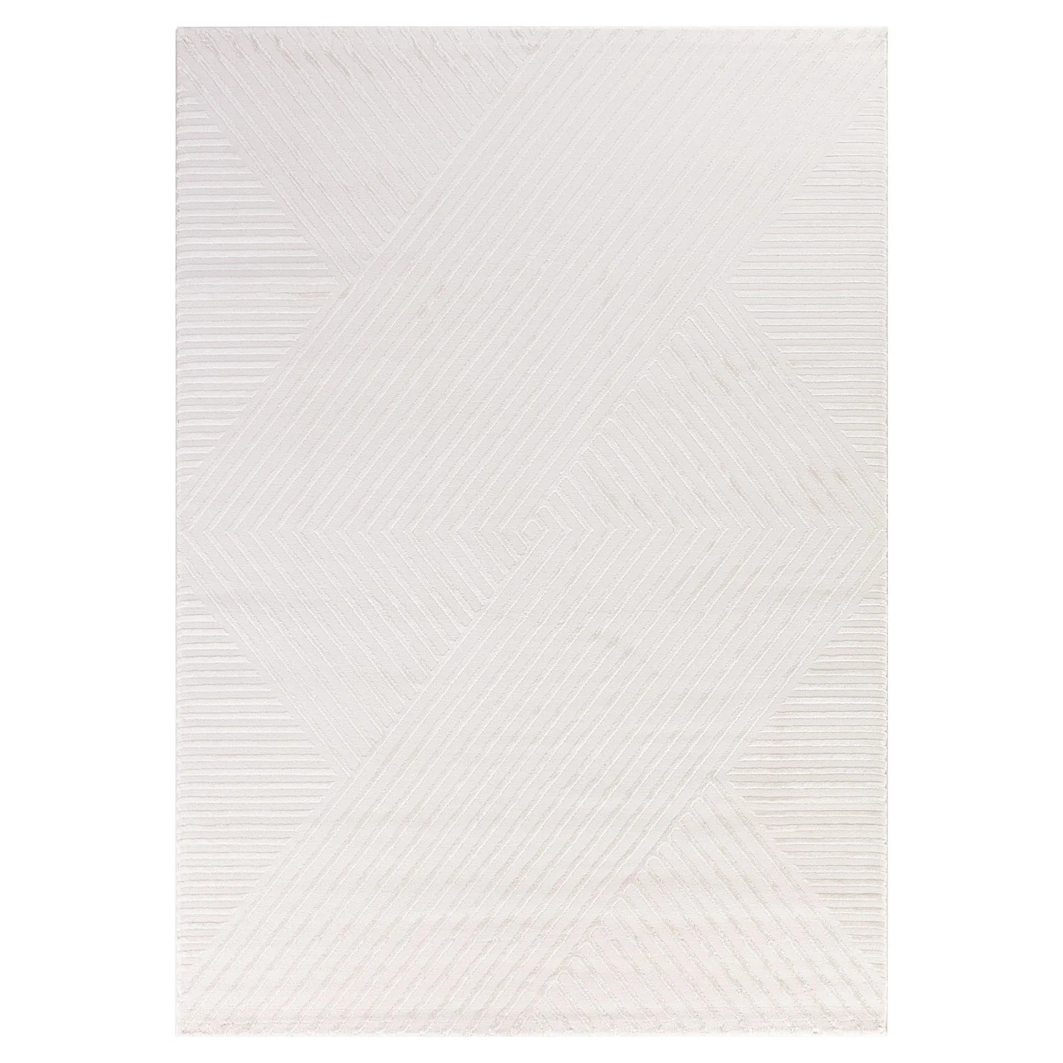 Abstract Vloerkleed - Sara - Creme 15