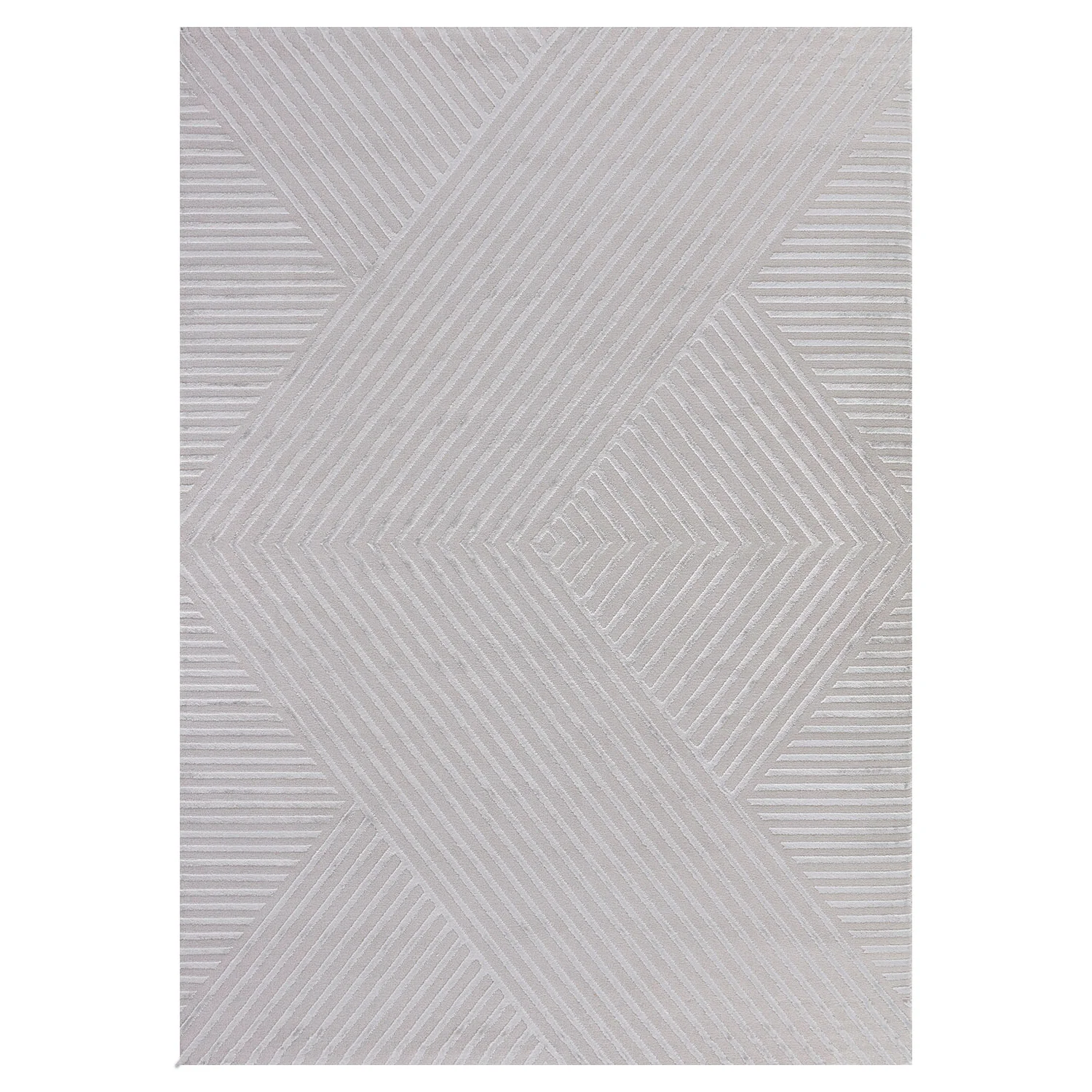 Abstract Vloerkleed - Sara - Grijs 15