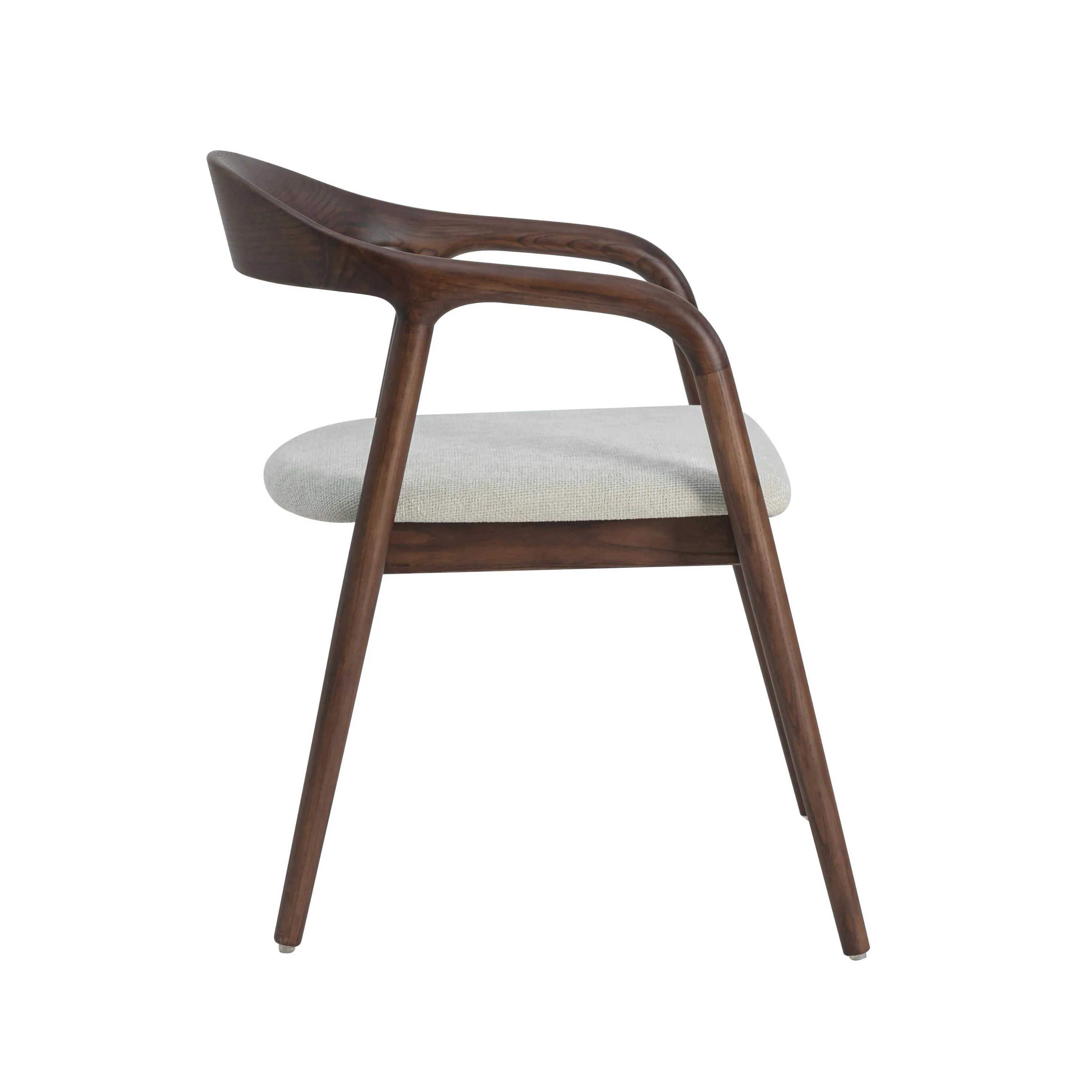 Andrea Walnoot Eetkamerstoel - Japandi Beige - Image 2