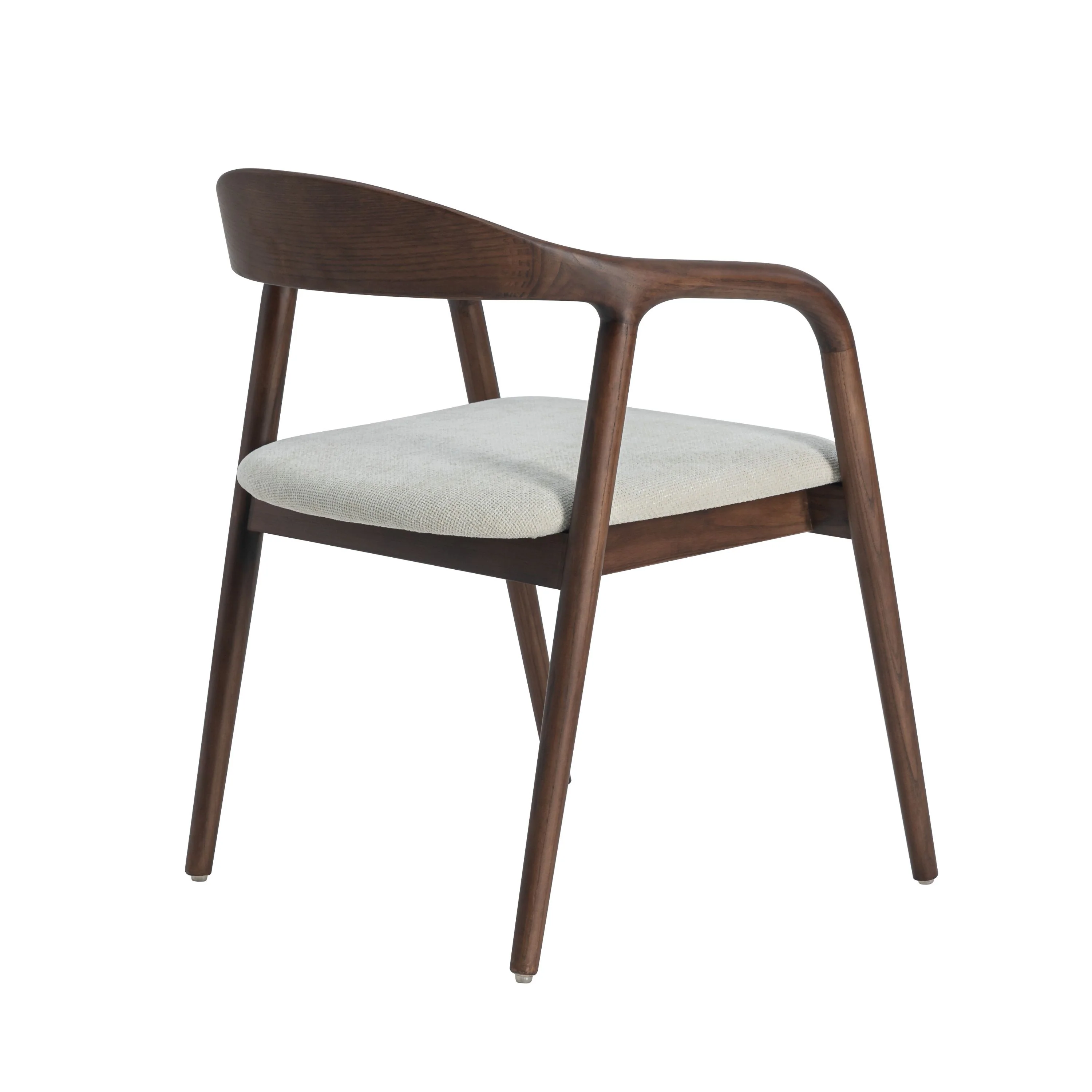 Andrea Walnoot Eetkamerstoel - Japandi Beige - Image 3