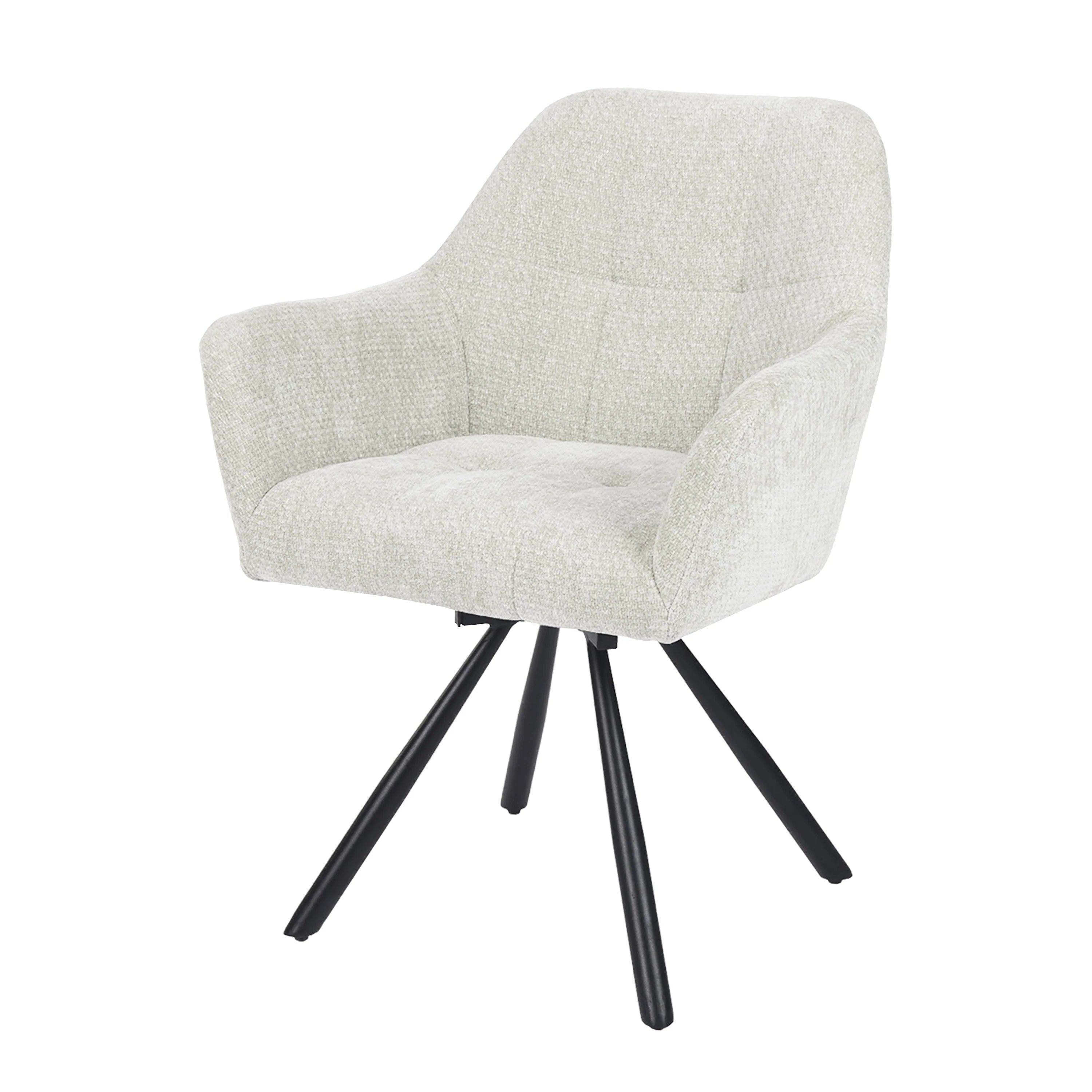 Breeze Draaistoel - Ecru - Chenille