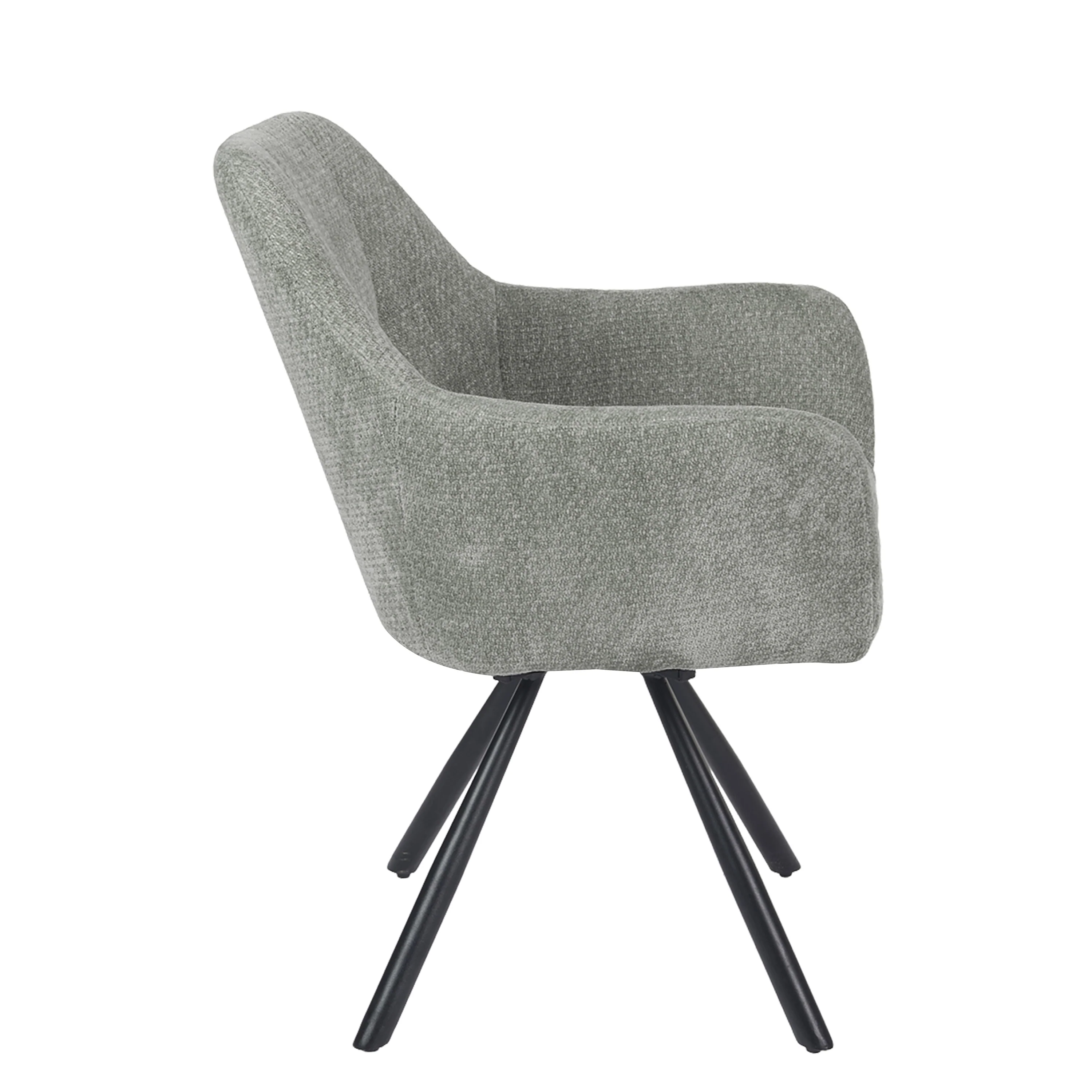 Breeze Draaistoel - Grijs - Chenille - Image 4