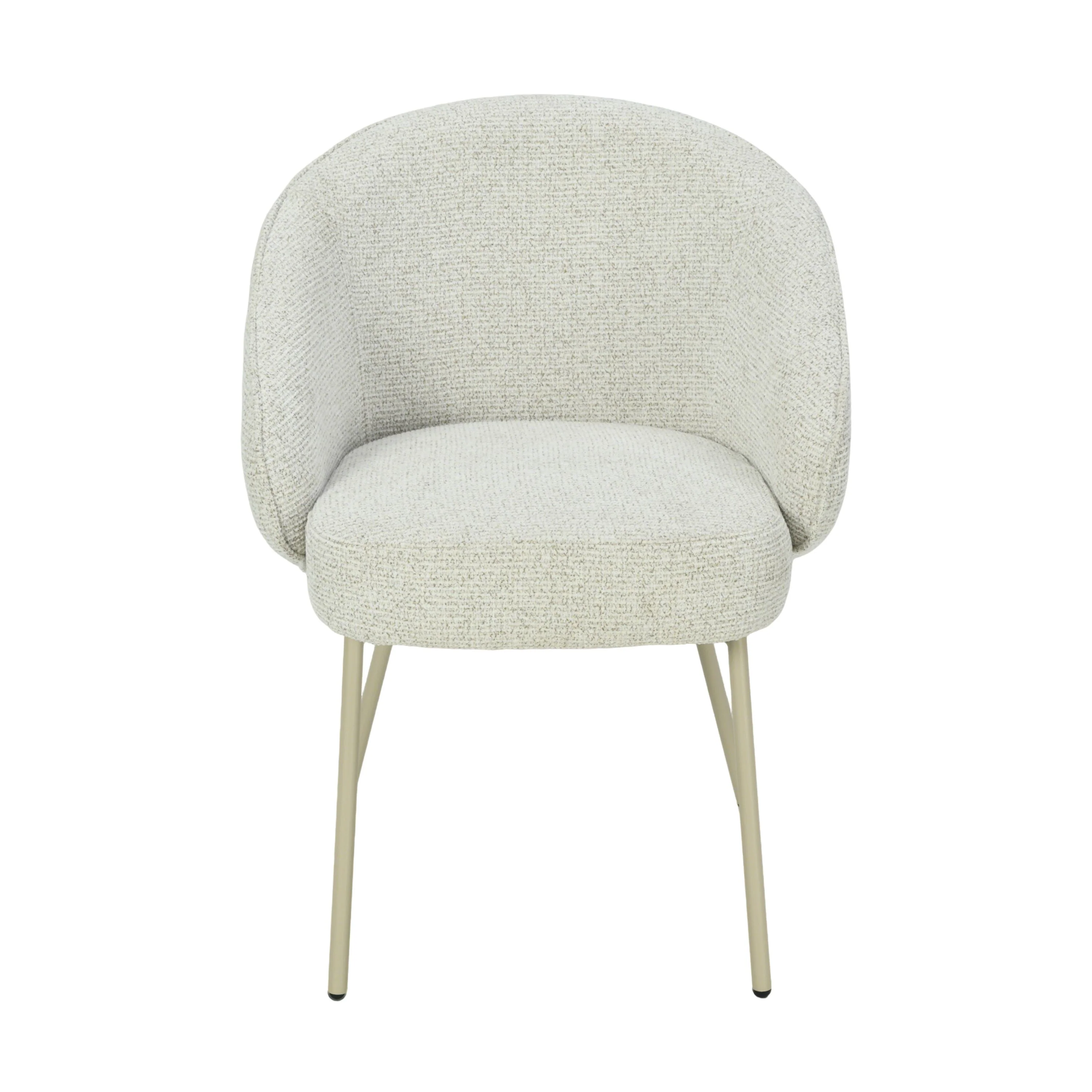 Cleo Eetkamerstoel - Ecru - Chenille - Image 3