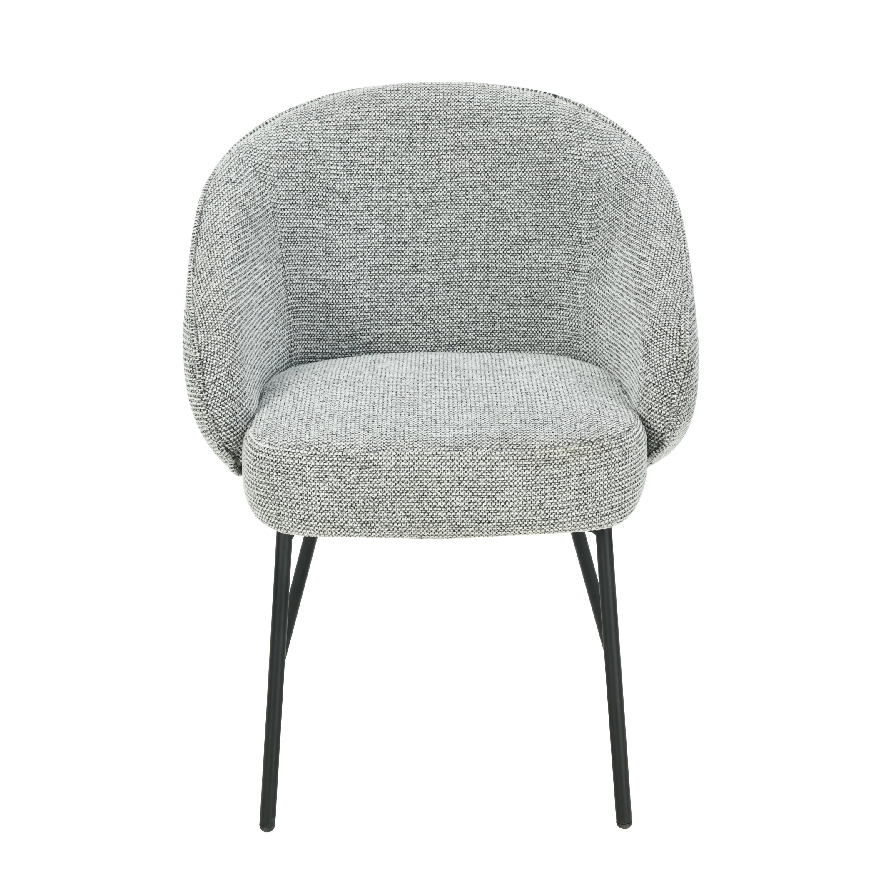 Cleo Eetkamerstoel - Grijs - Chenille - Image 3