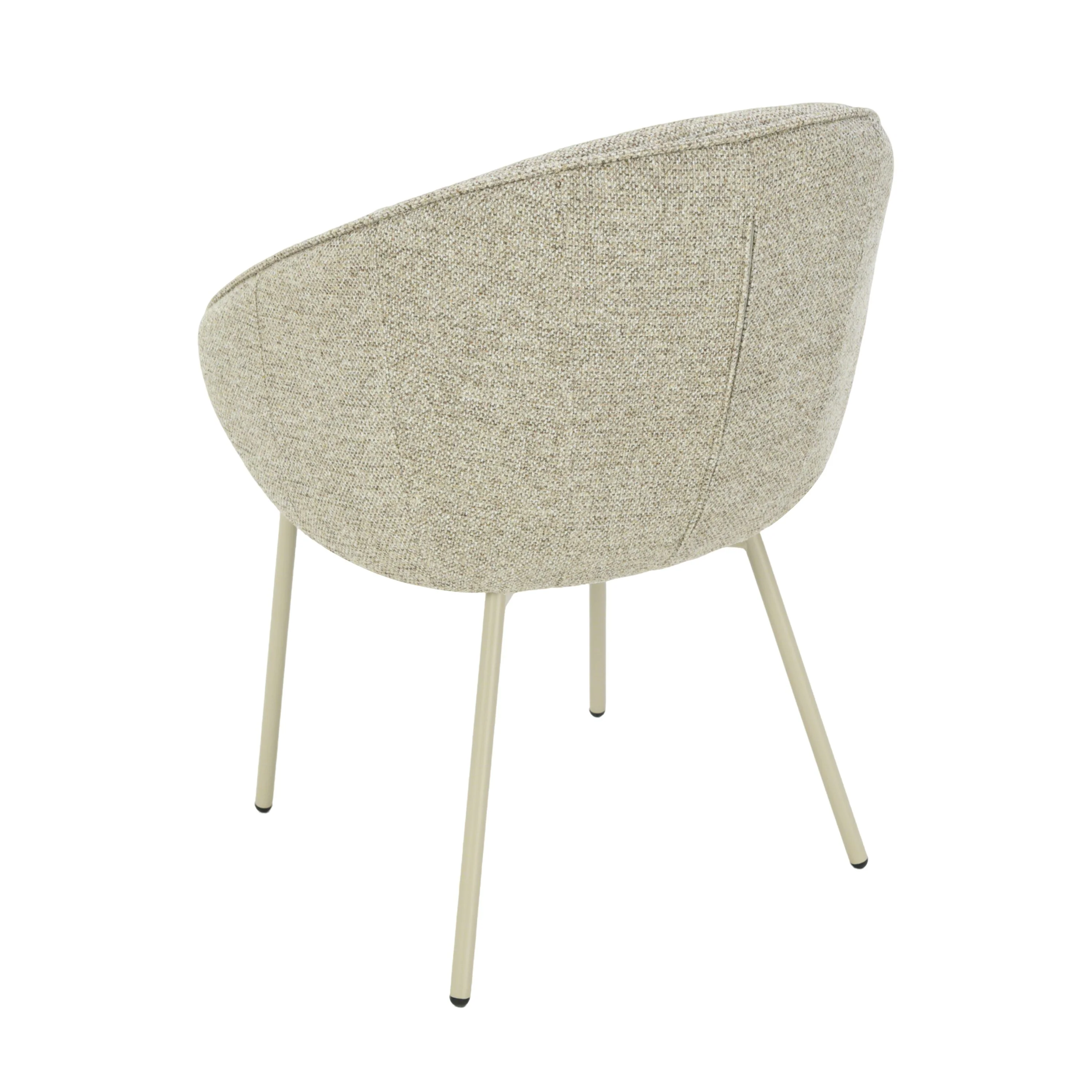 Cleo Eetkamerstoel - Taupe - Beige Poten - Image 6