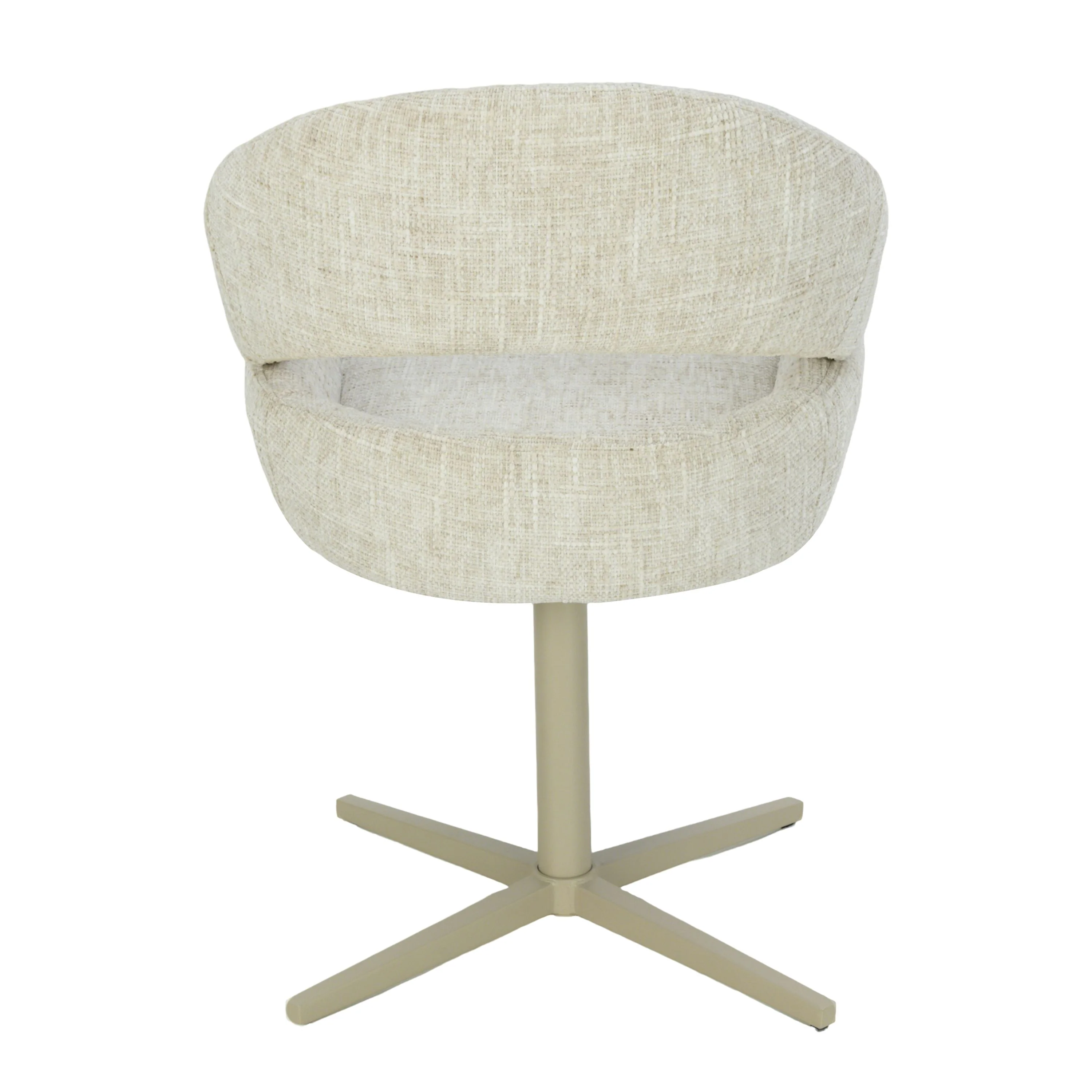 Clover Draaistoel - Beige - Chenille - Image 6