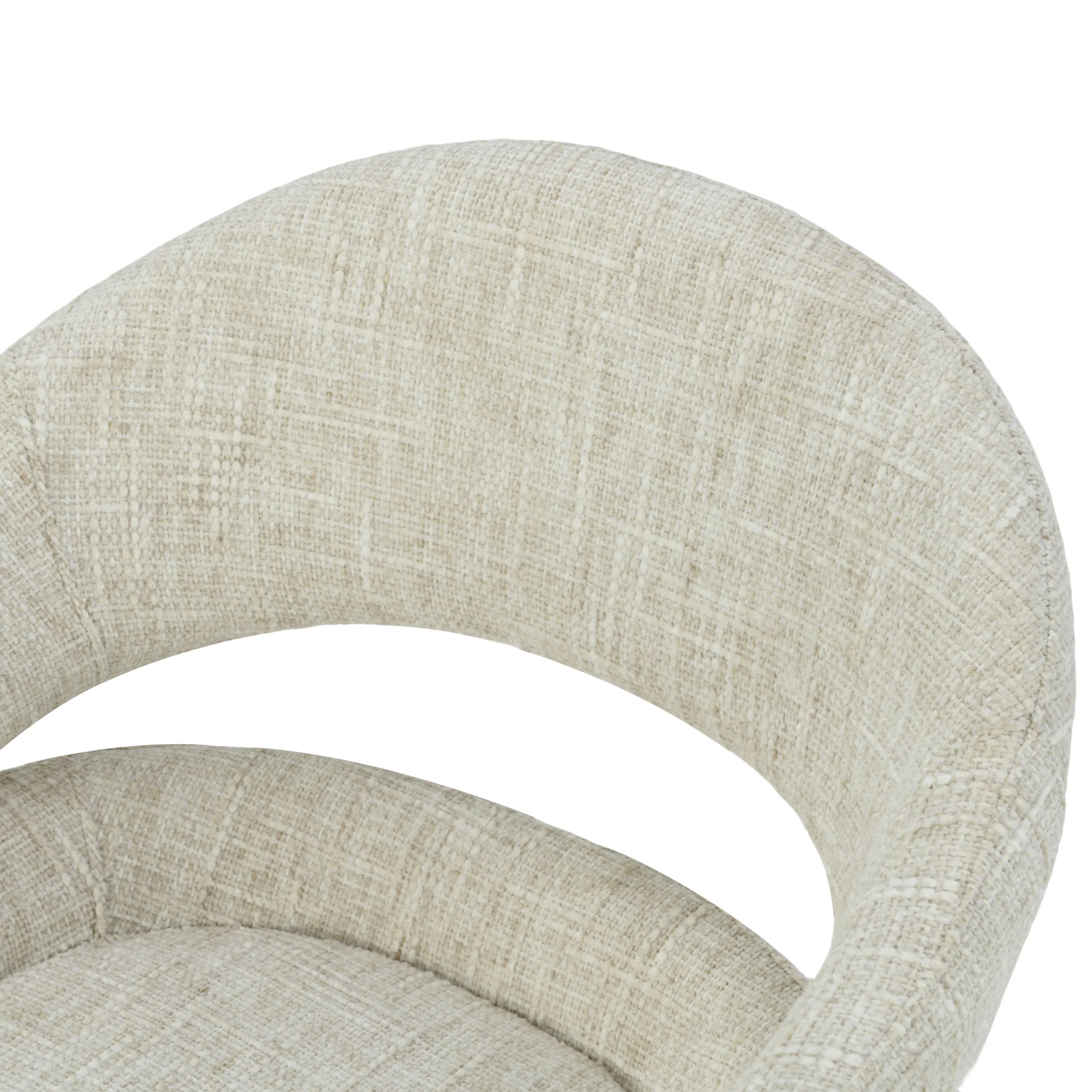 Clover Draaistoel - Beige - Chenille - Image 8
