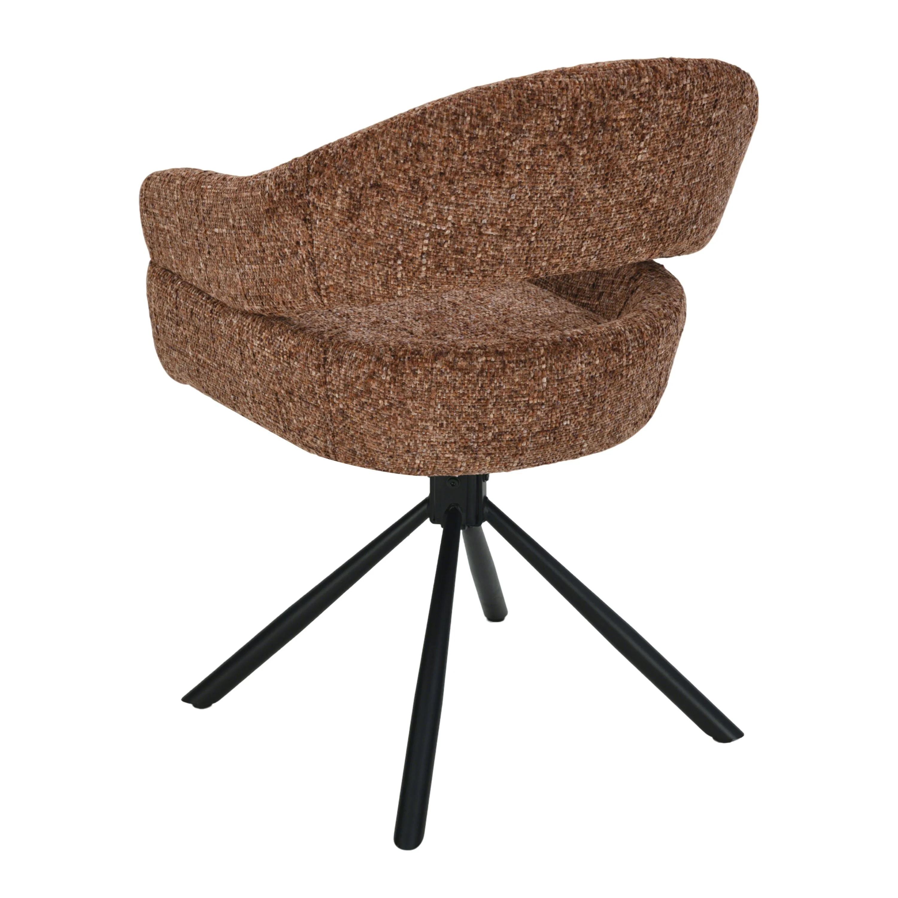Clover Draaistoel - Brick Rood - Chenille - Image 7