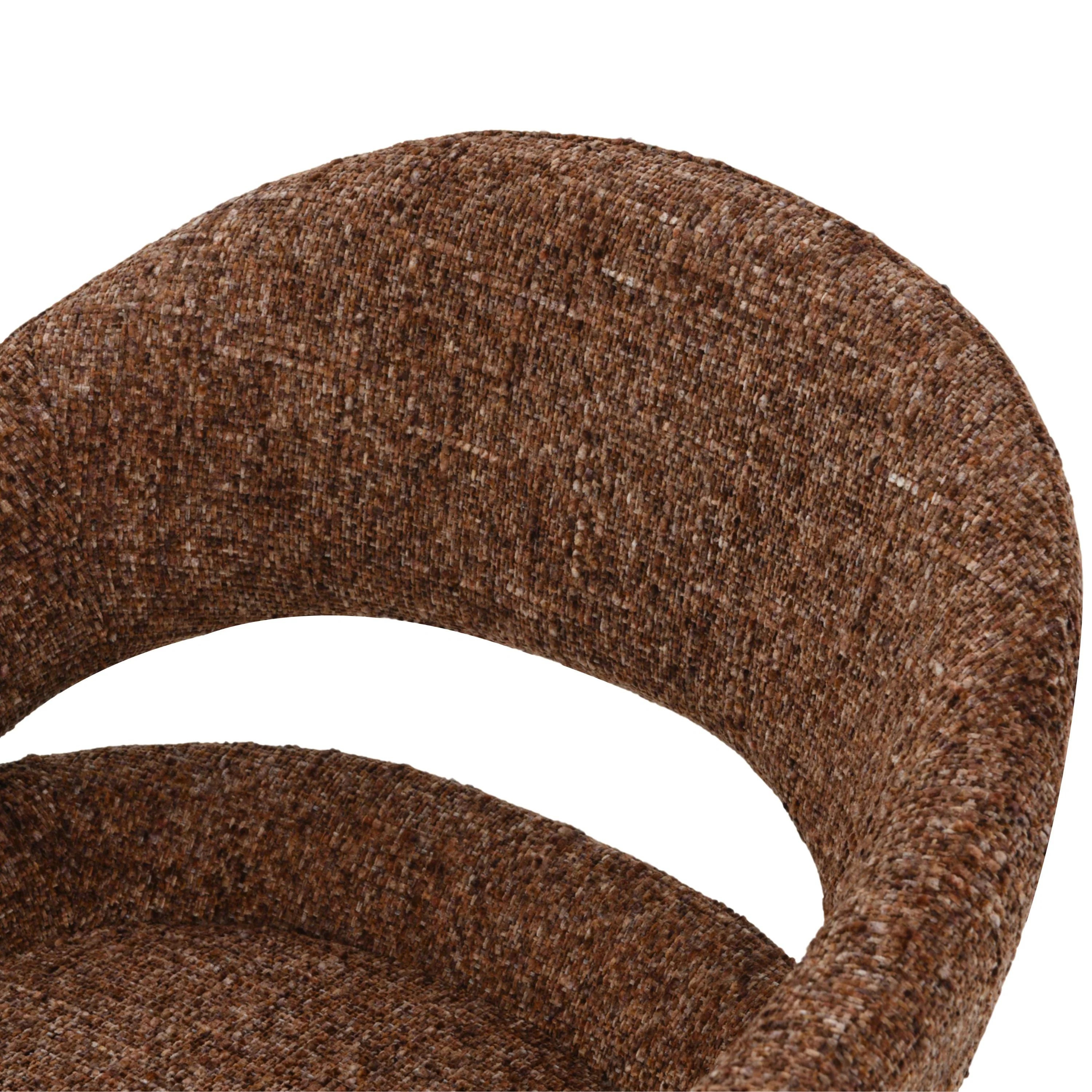 Clover Draaistoel - Brick Rood - Chenille - Image 8