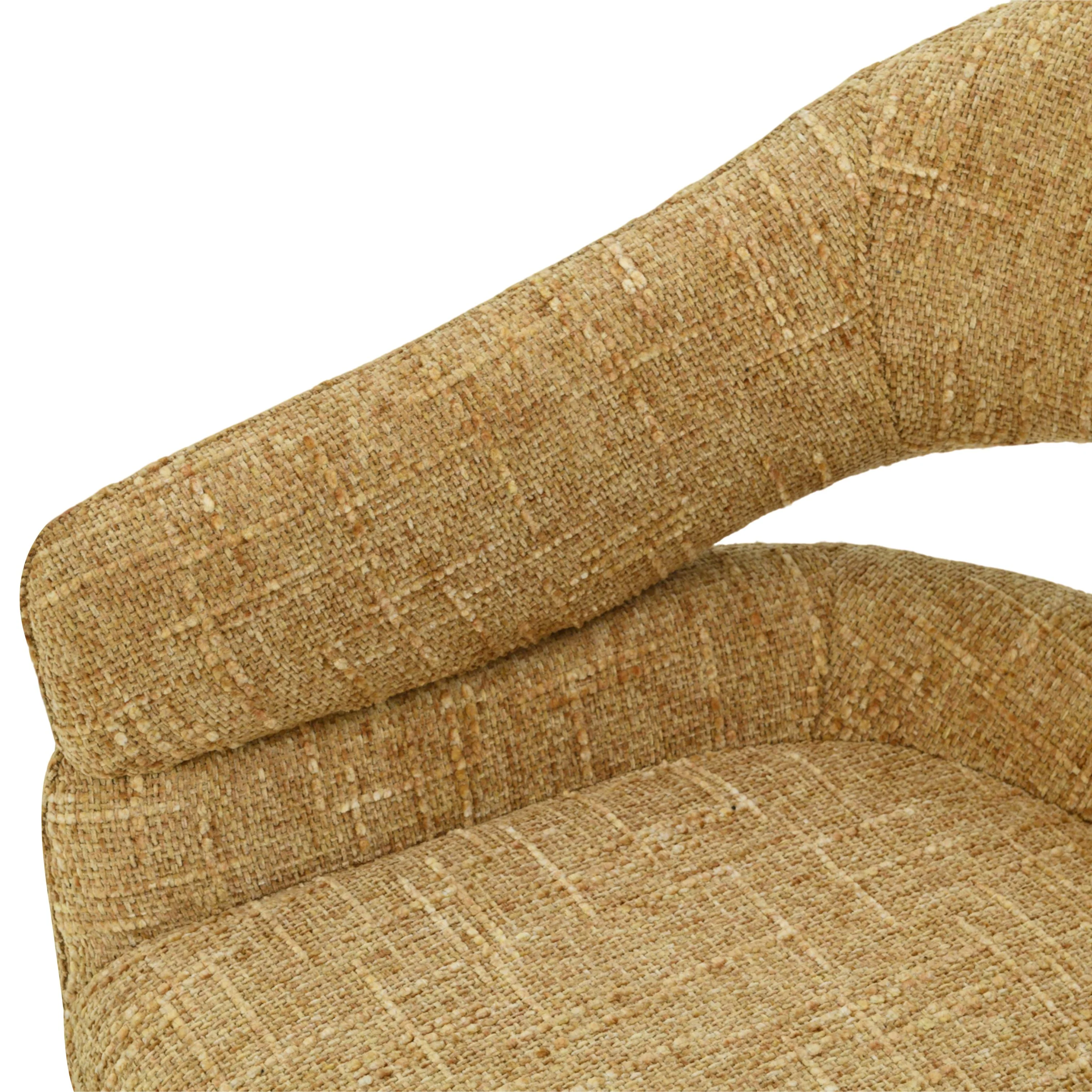 Clover Draaistoel - Geel - Chenille - Image 9