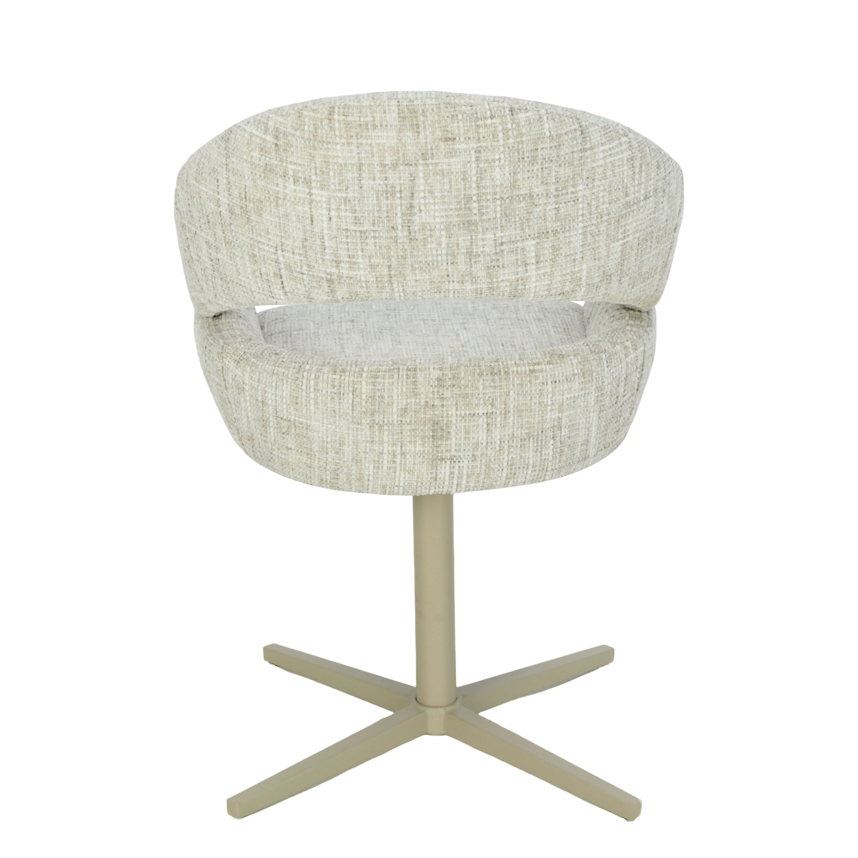 Clover Draaistoel - Zand - Chenille - Image 6
