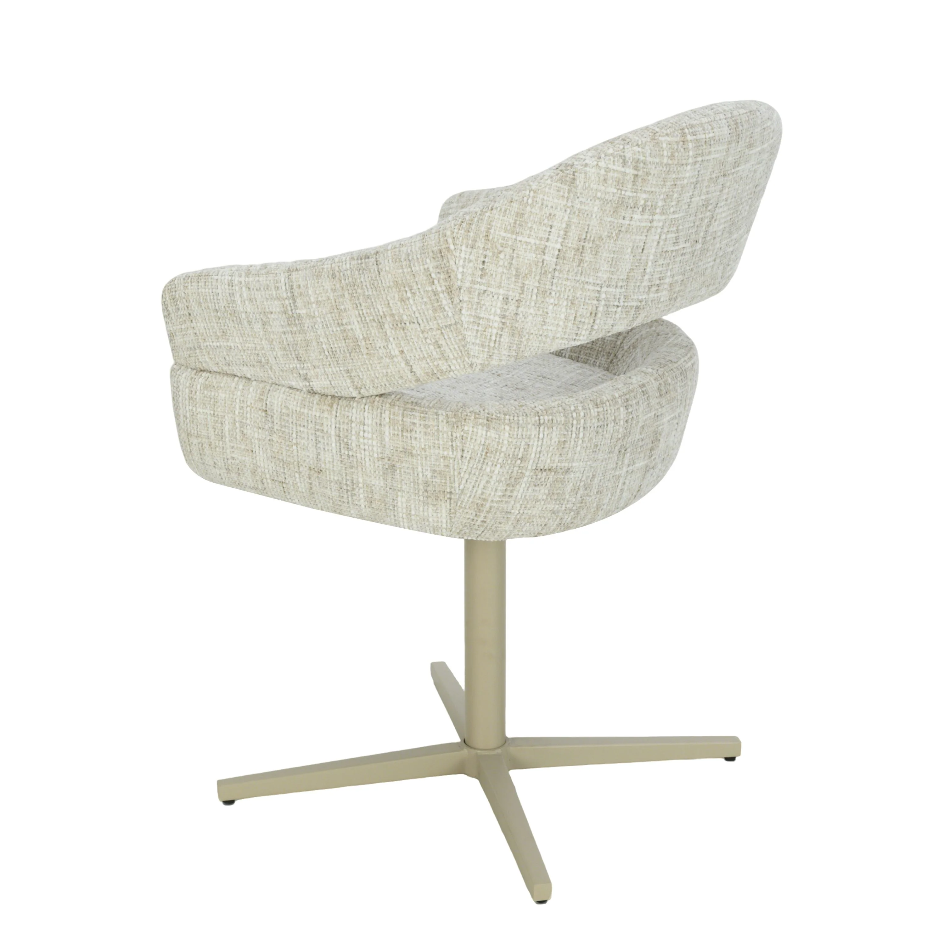 Clover Draaistoel - Zand - Chenille - Image 7