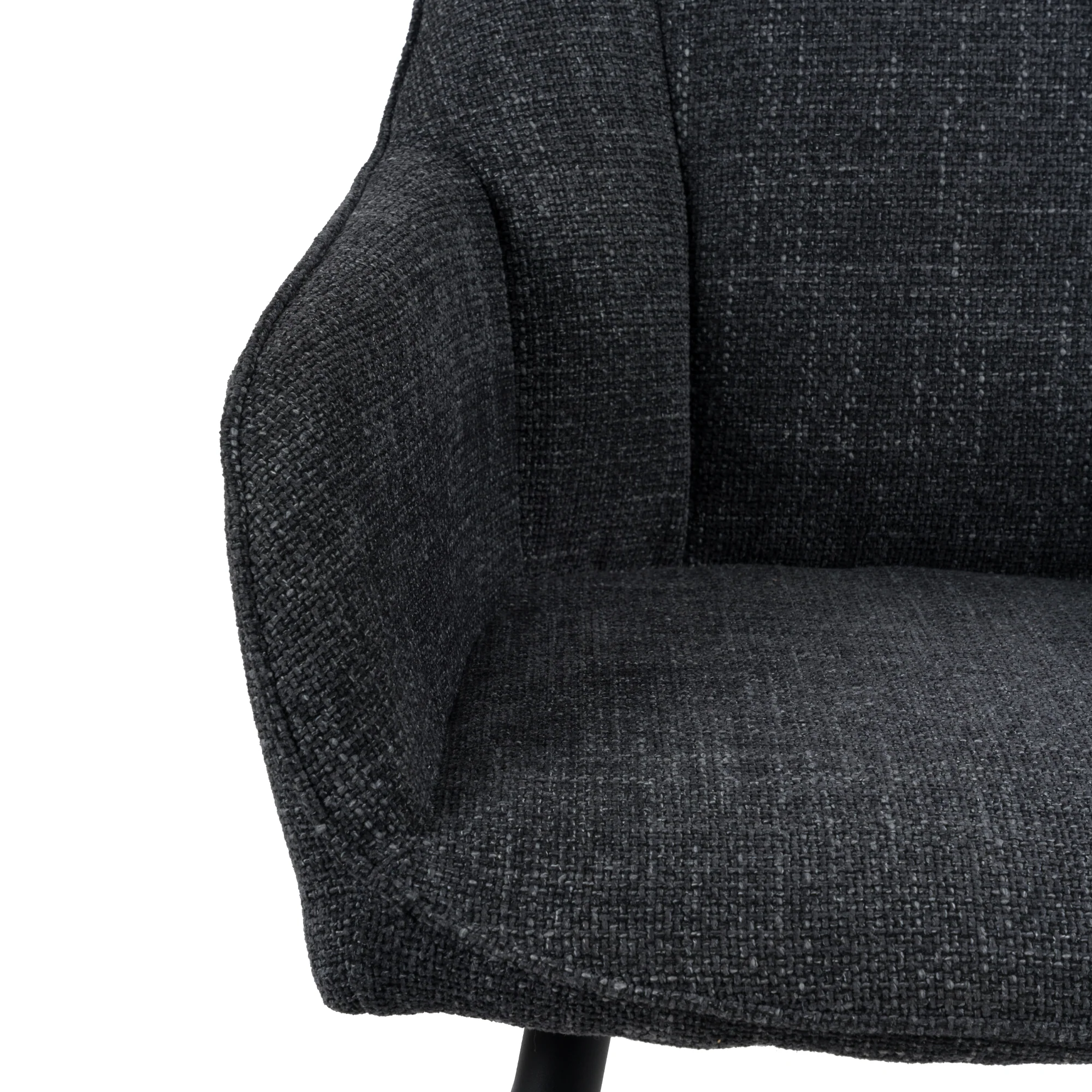 Daisy Eetkamerstoel - Antraciet Weave - Image 3