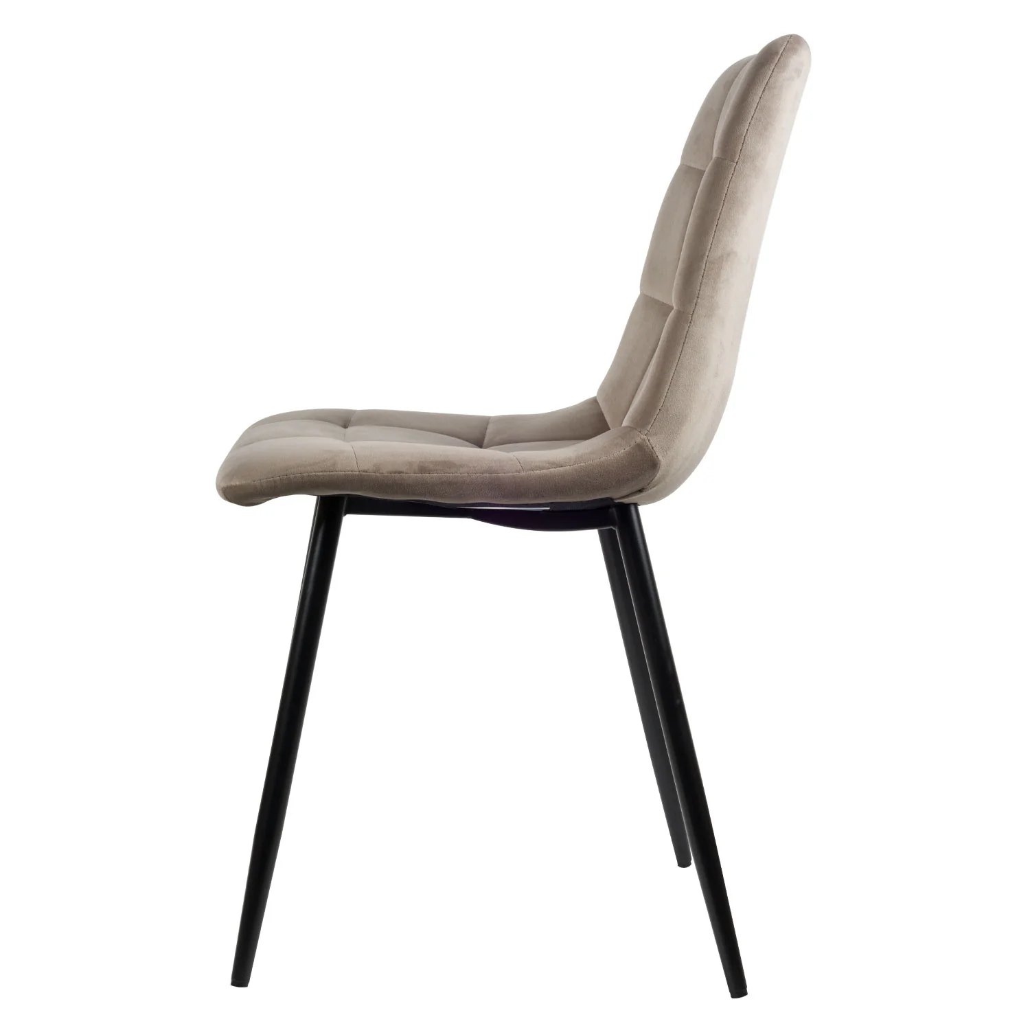 Elise Eetkamerstoel - Beige - Velvet - Image 4