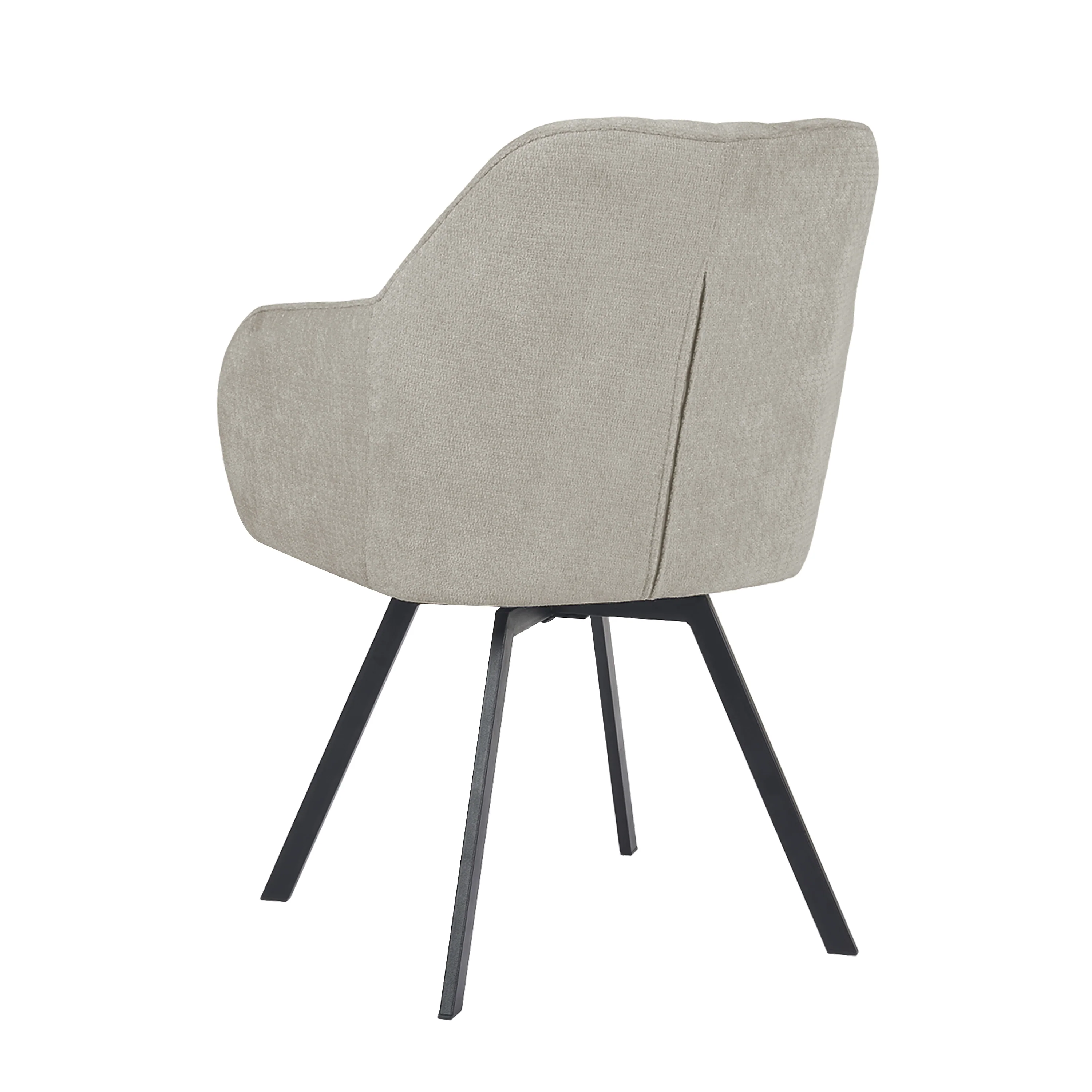 Ember Draaistoel - Beige - Chenille - Image 6