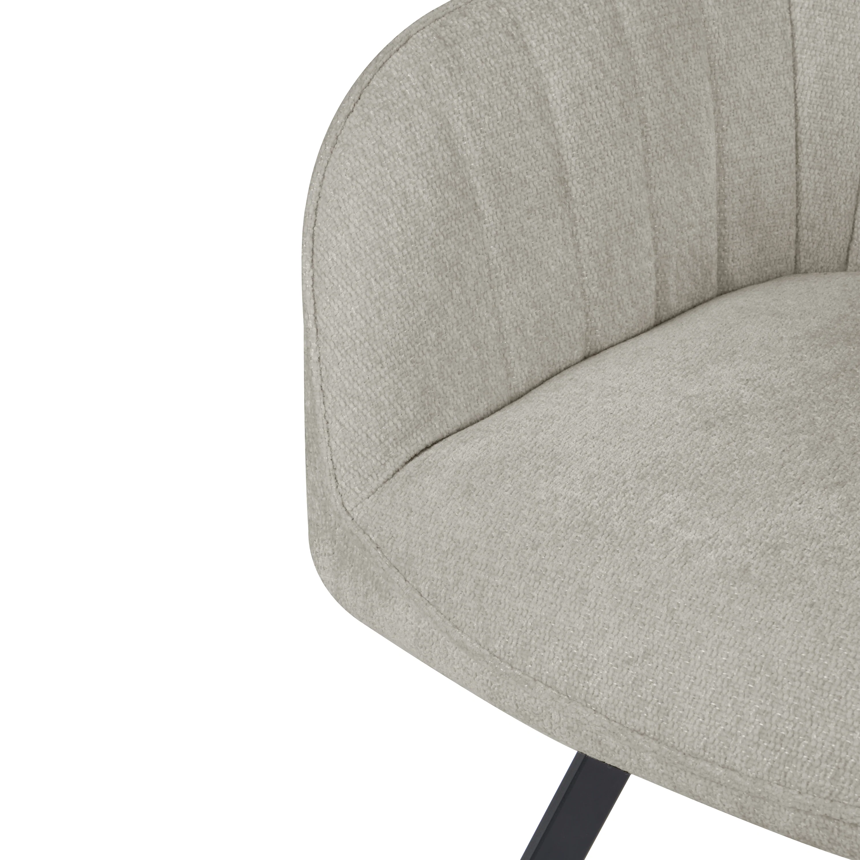 Ember Draaistoel - Beige - Chenille - Image 7