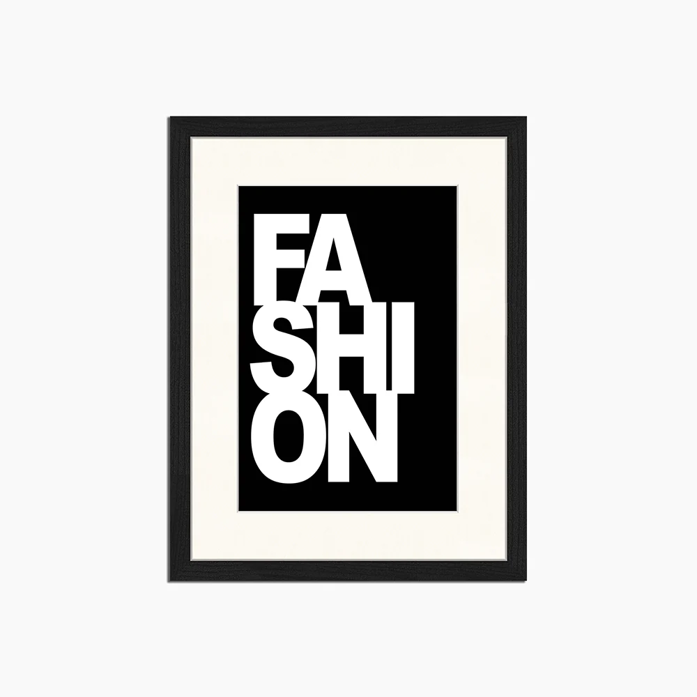 Fashion - Print Muurdecoratie