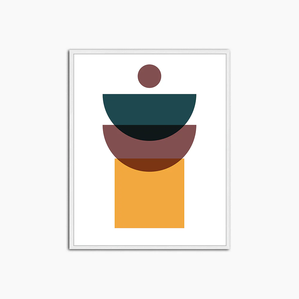 Geometric Shapes - Print Muurdecoratie