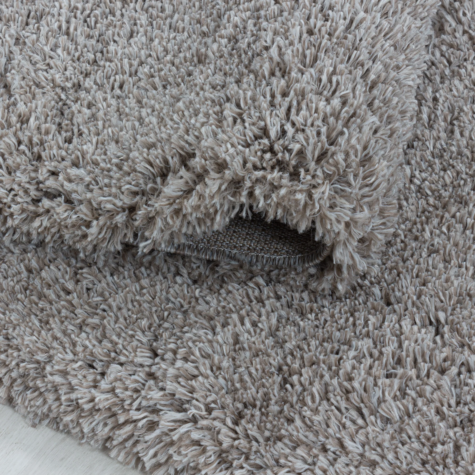 Hoogpolig Vloerkleed - Fuzzy - Beige - Image 7
