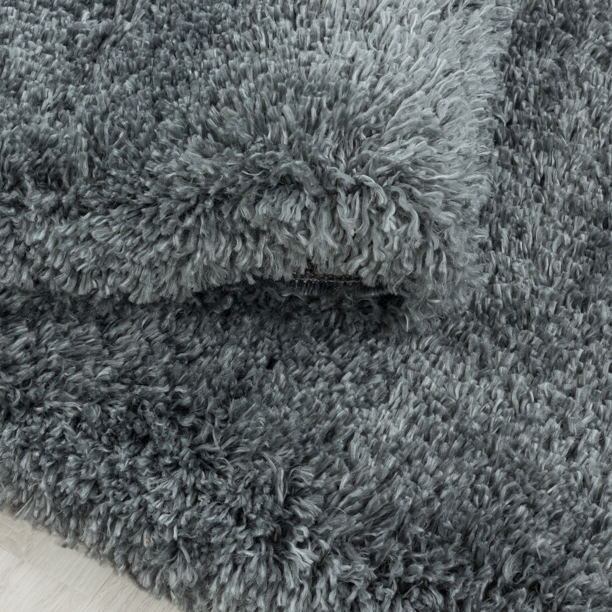 Hoogpolig Vloerkleed - Fuzzy - Licht Grijs - Image 7
