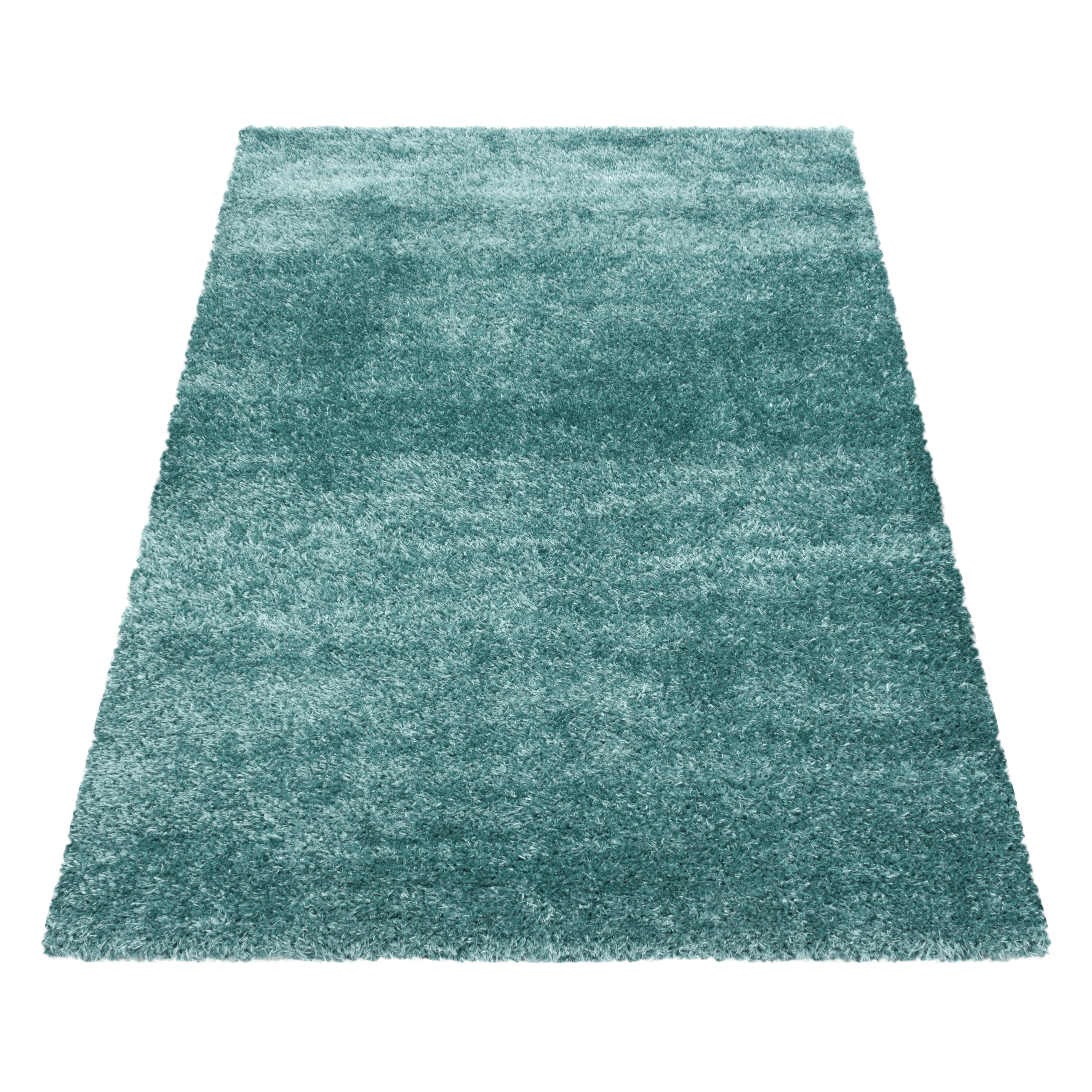 Hoogpolig Vloerkleed Luxe - Plain - Groen - Image 3