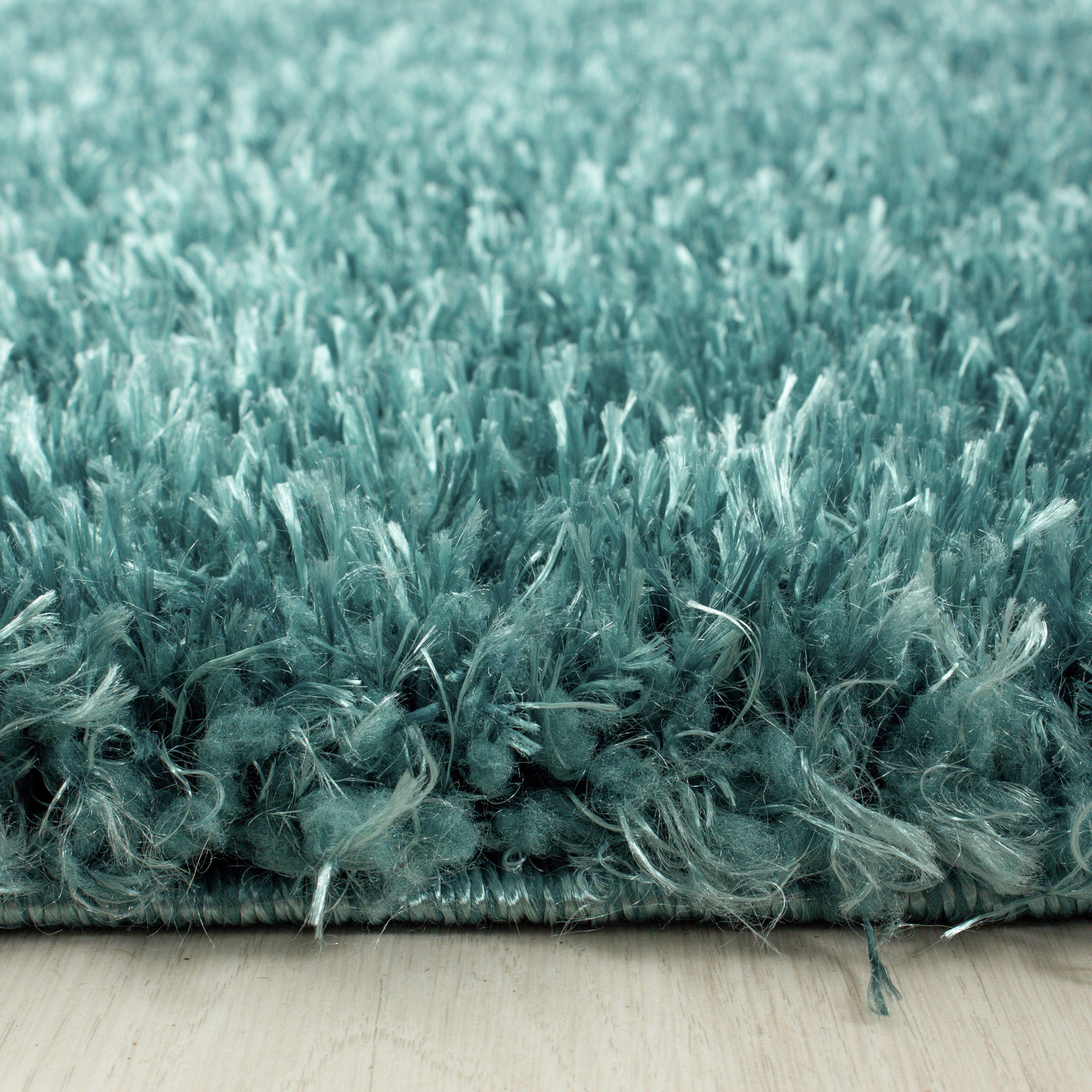Hoogpolig Vloerkleed Luxe - Plain - Groen - Image 6