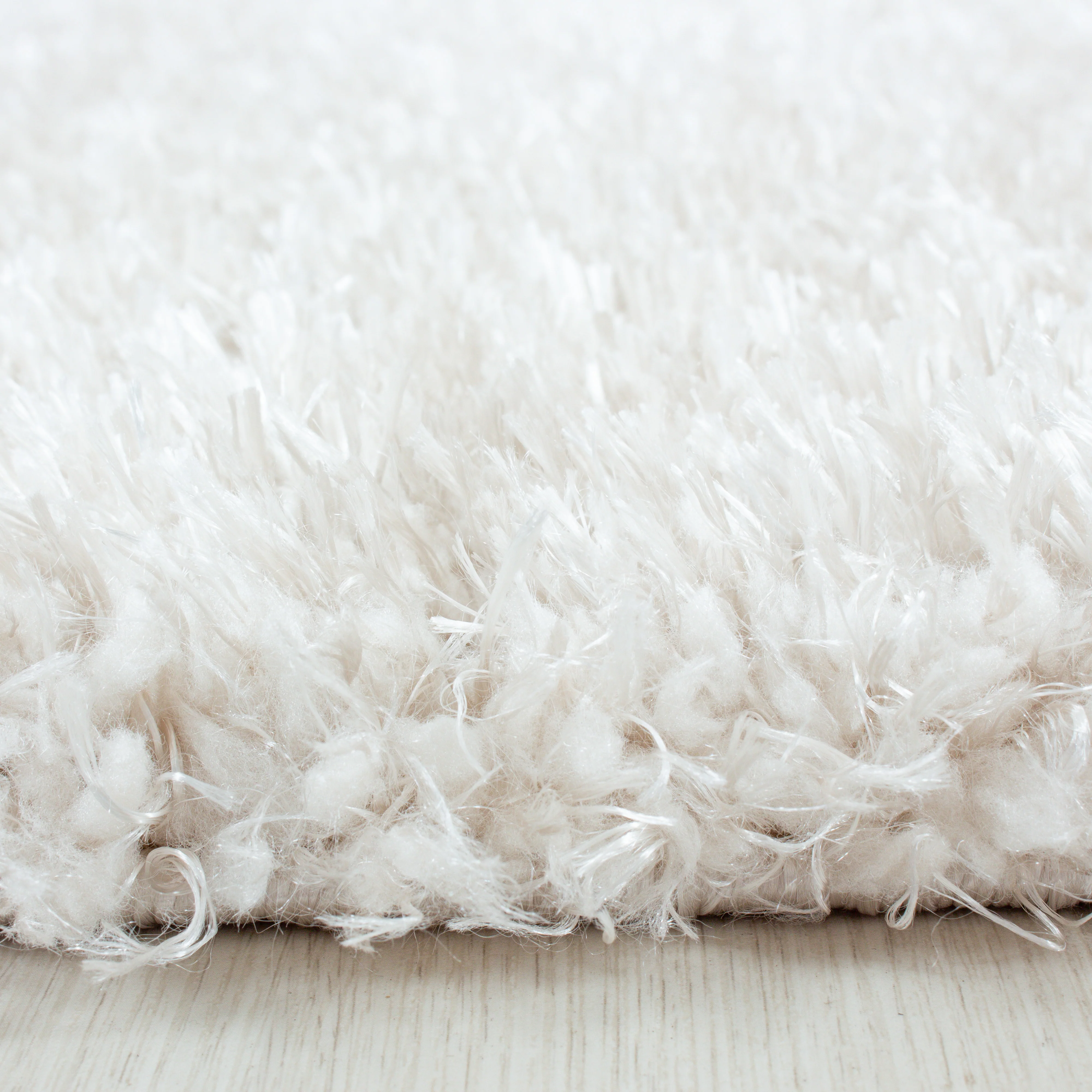 Hoogpolig Vloerkleed Luxe - Plain - Creme - Image 3