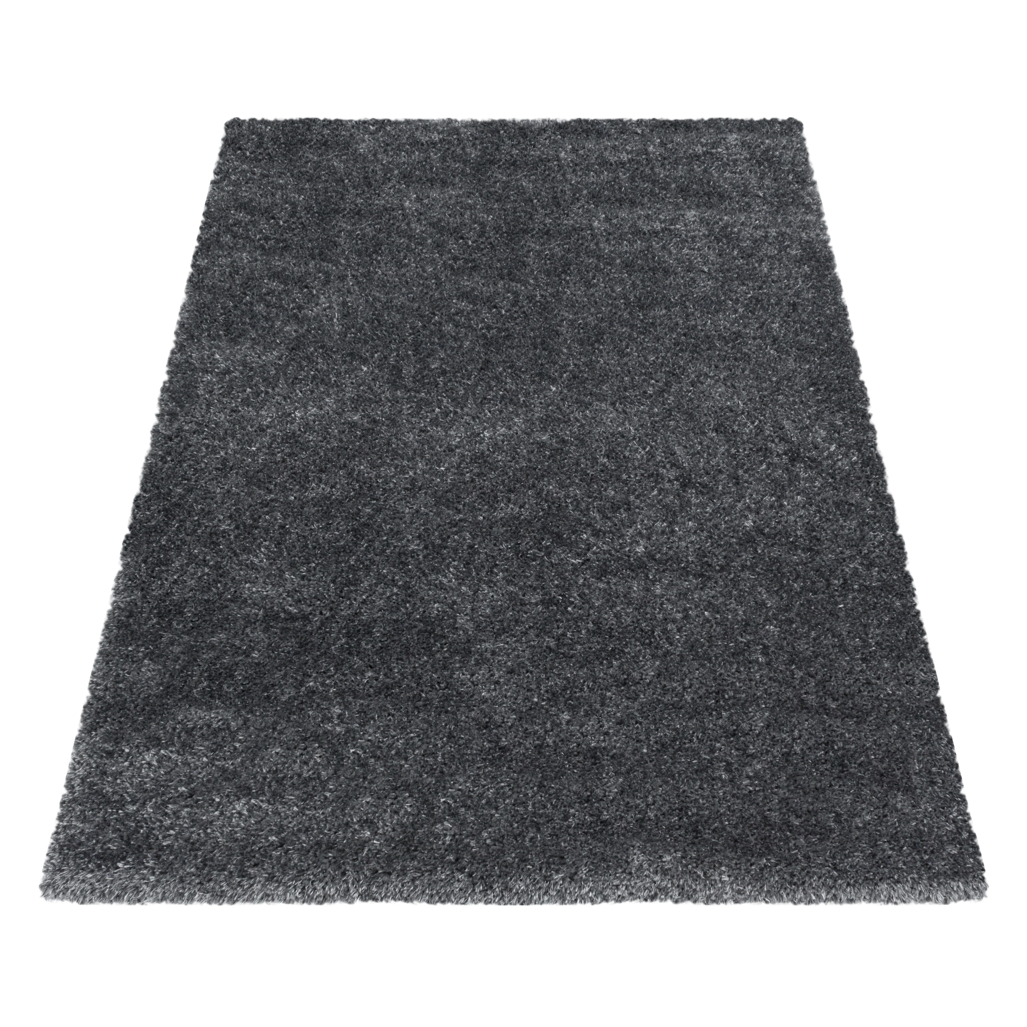 Hoogpolig Vloerkleed Luxe - Plain - Grijs - Image 8