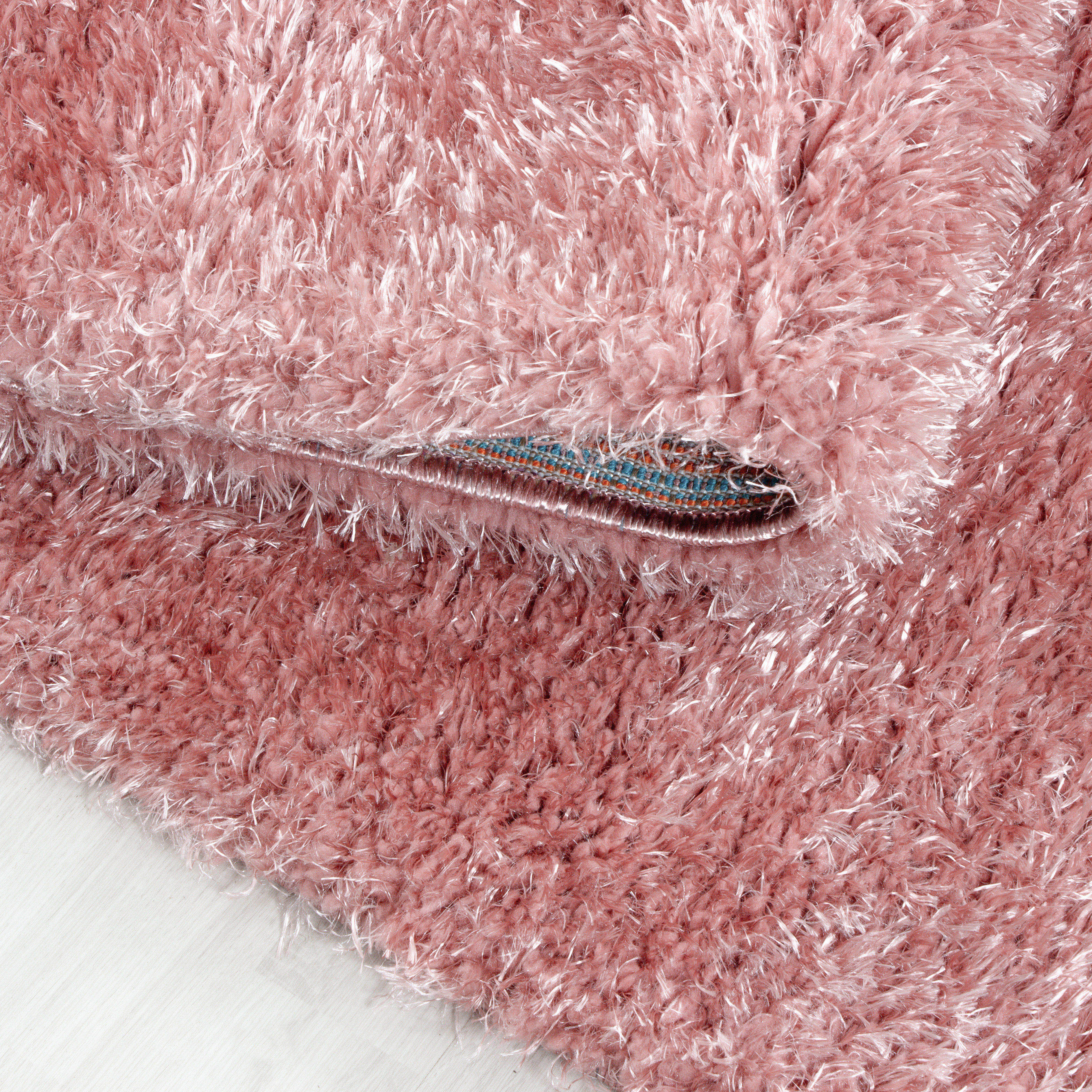 Hoogpolig Vloerkleed Luxe - Plain - Roze - Image 5