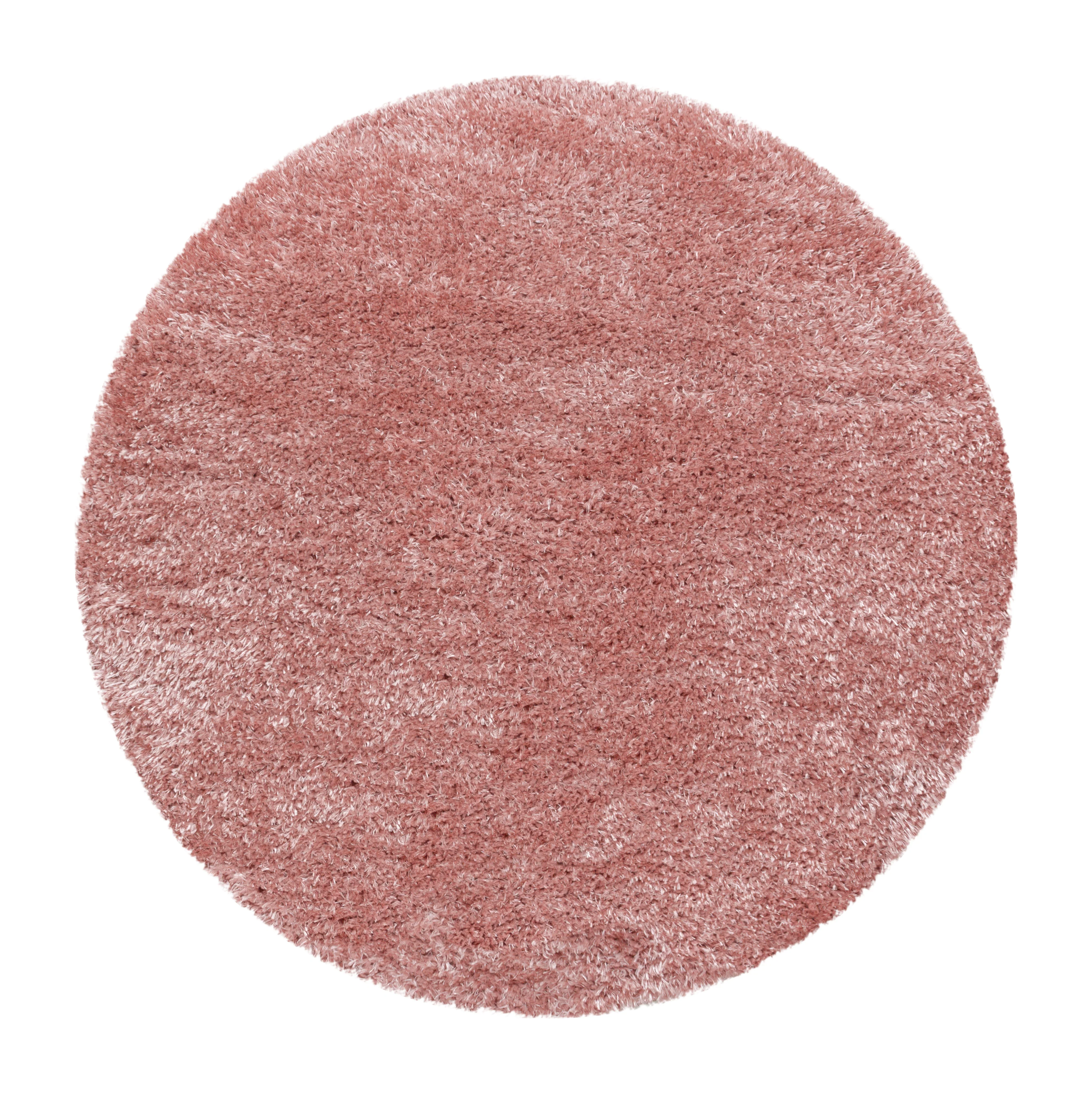 Hoogpolig Vloerkleed Luxe - Plain - Roze - Image 7
