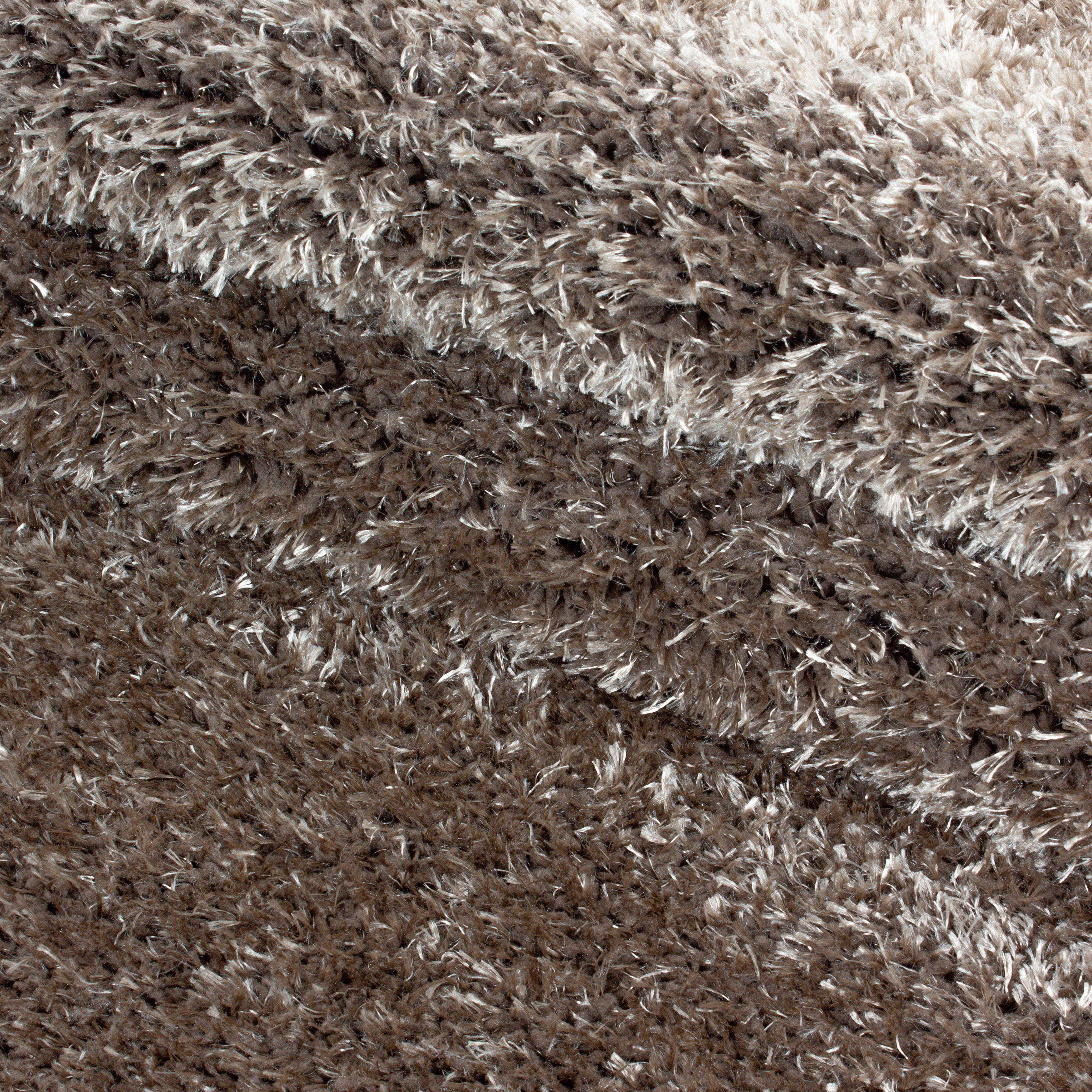 Hoogpolig Vloerkleed Luxe - Plain - Taupe - Image 5