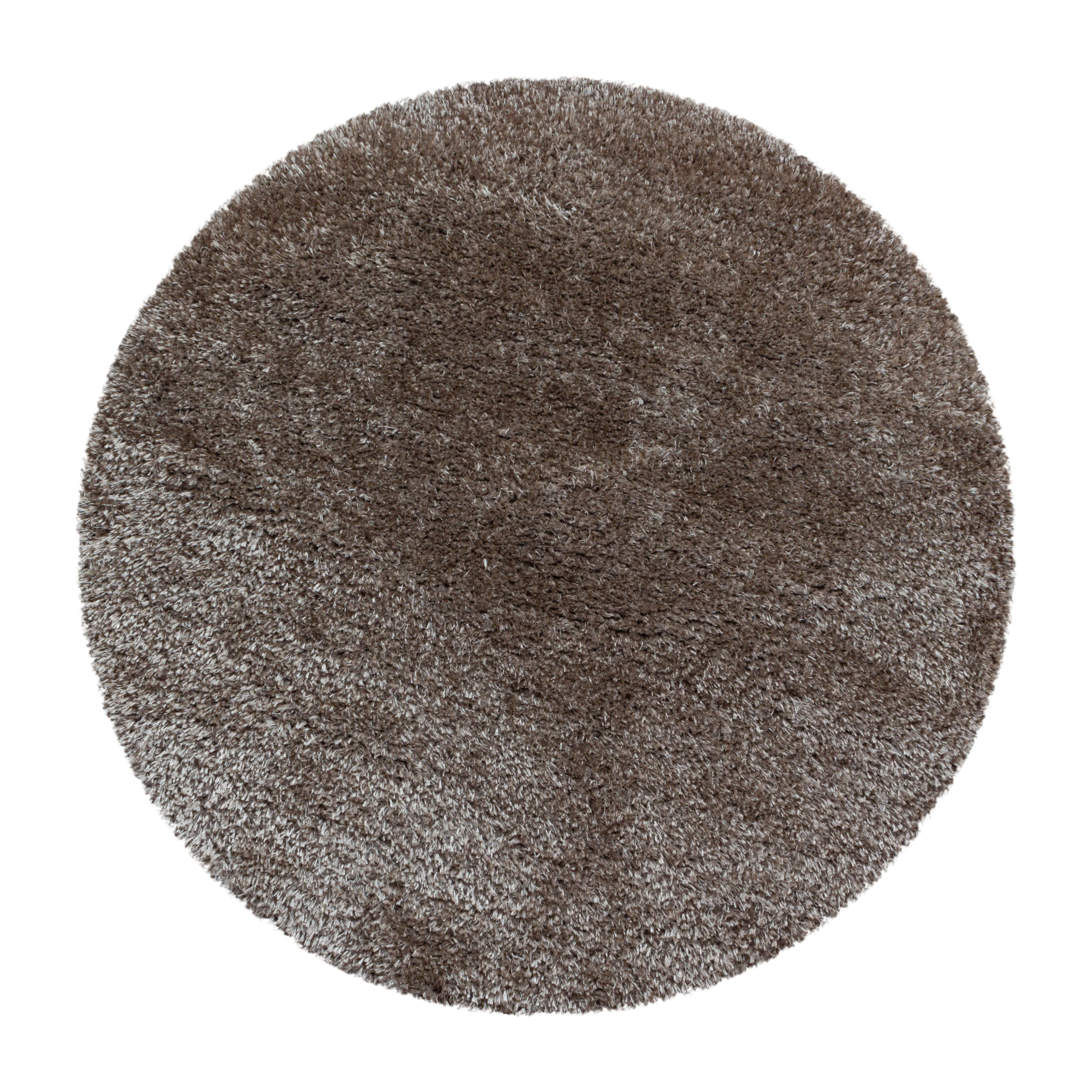 Hoogpolig Vloerkleed Luxe - Plain - Taupe - Image 7
