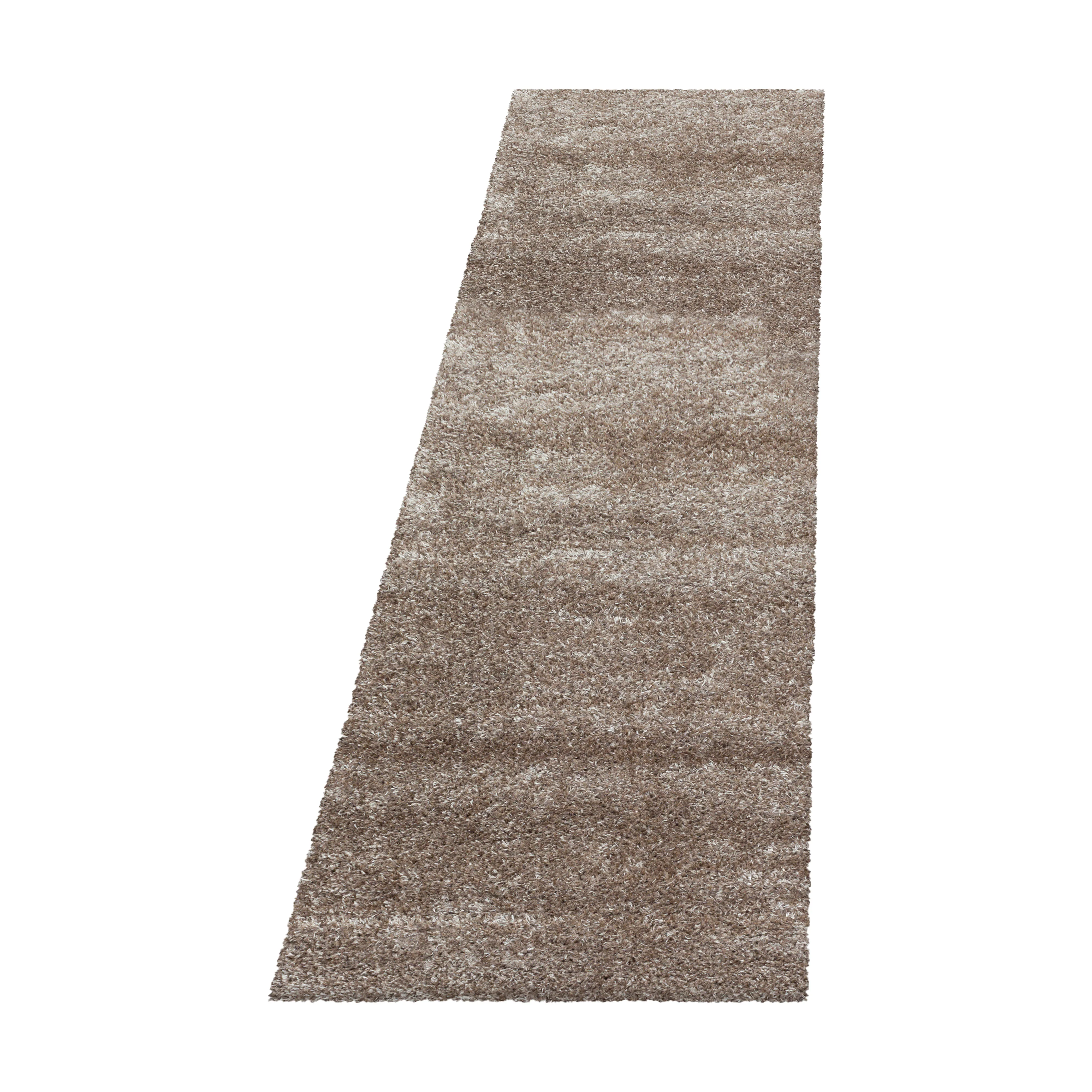 Hoogpolig Vloerkleed Luxe - Plain - Taupe - Image 8
