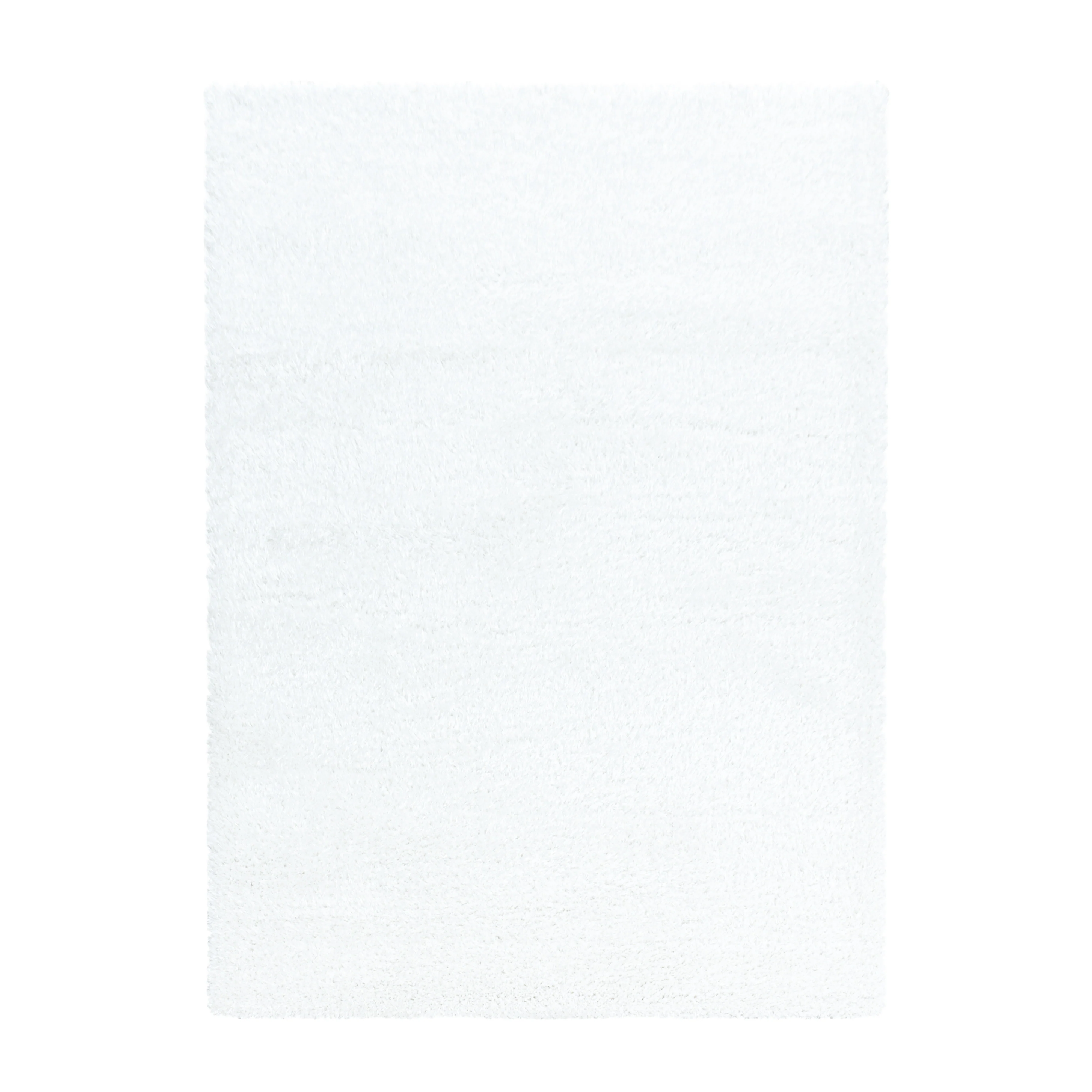 Hoogpolig Vloerkleed Luxe - Plain - Wit