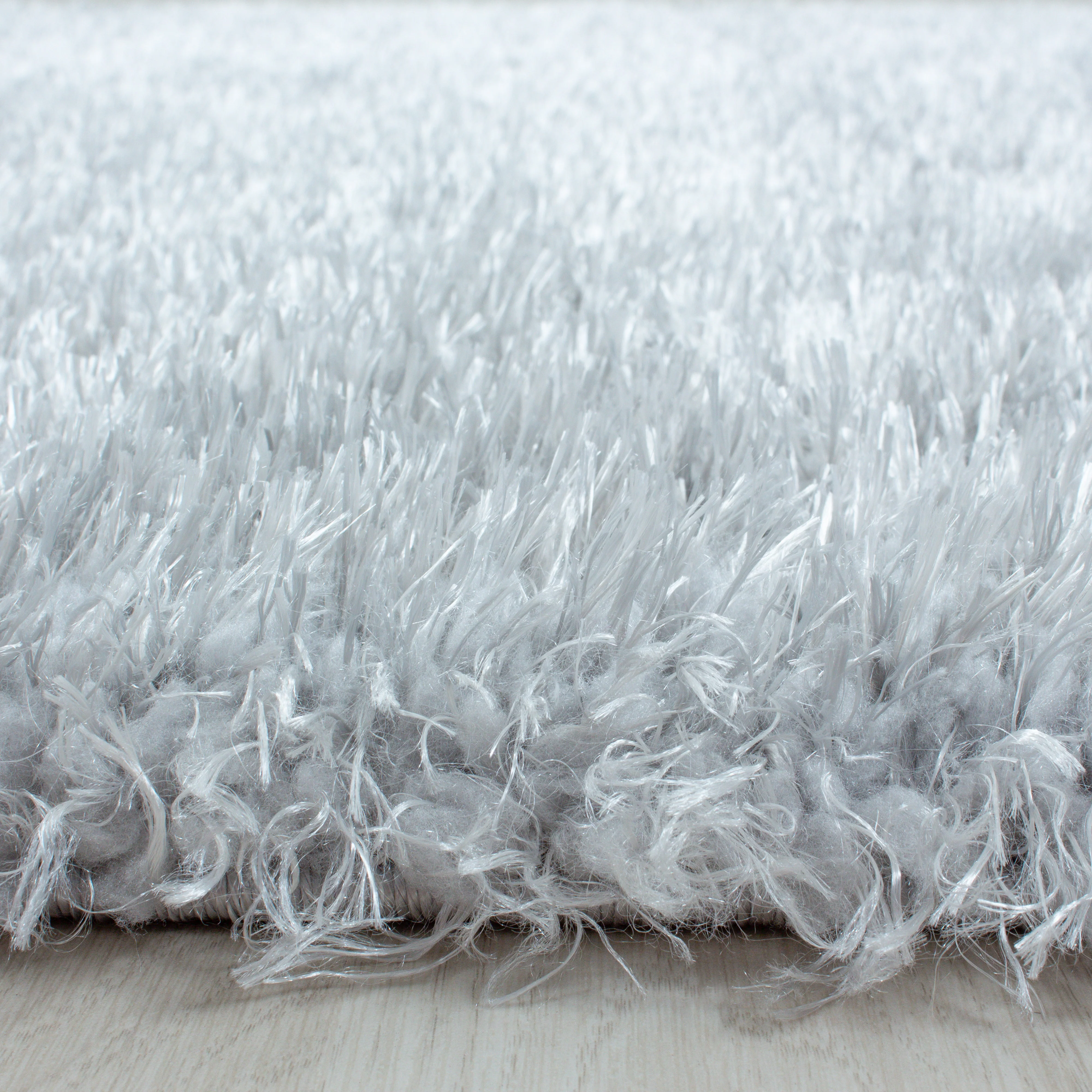 Hoogpolig Vloerkleed Luxe - Plain - Zilver - Image 3
