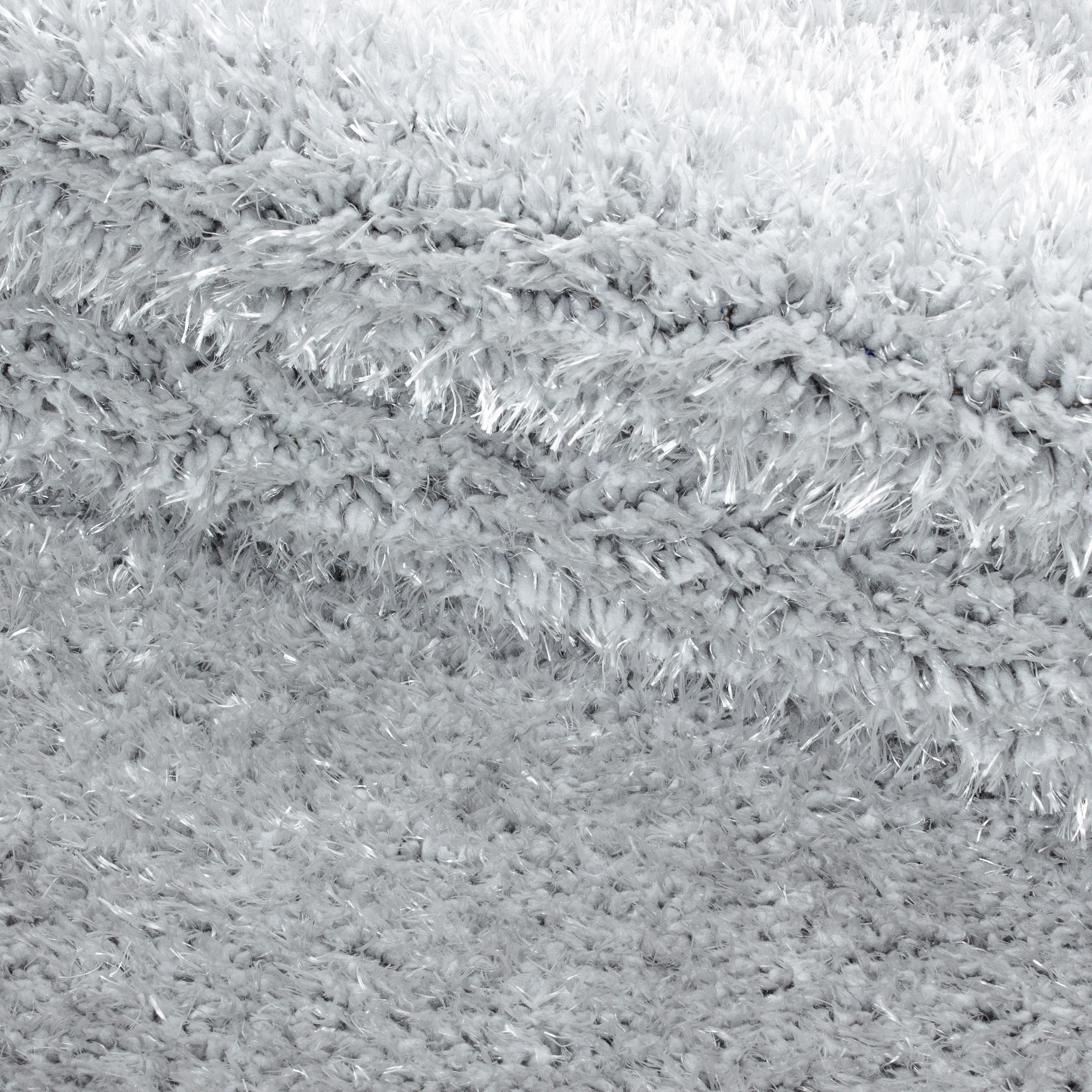 Hoogpolig Vloerkleed Luxe - Plain - Zilver - Image 5