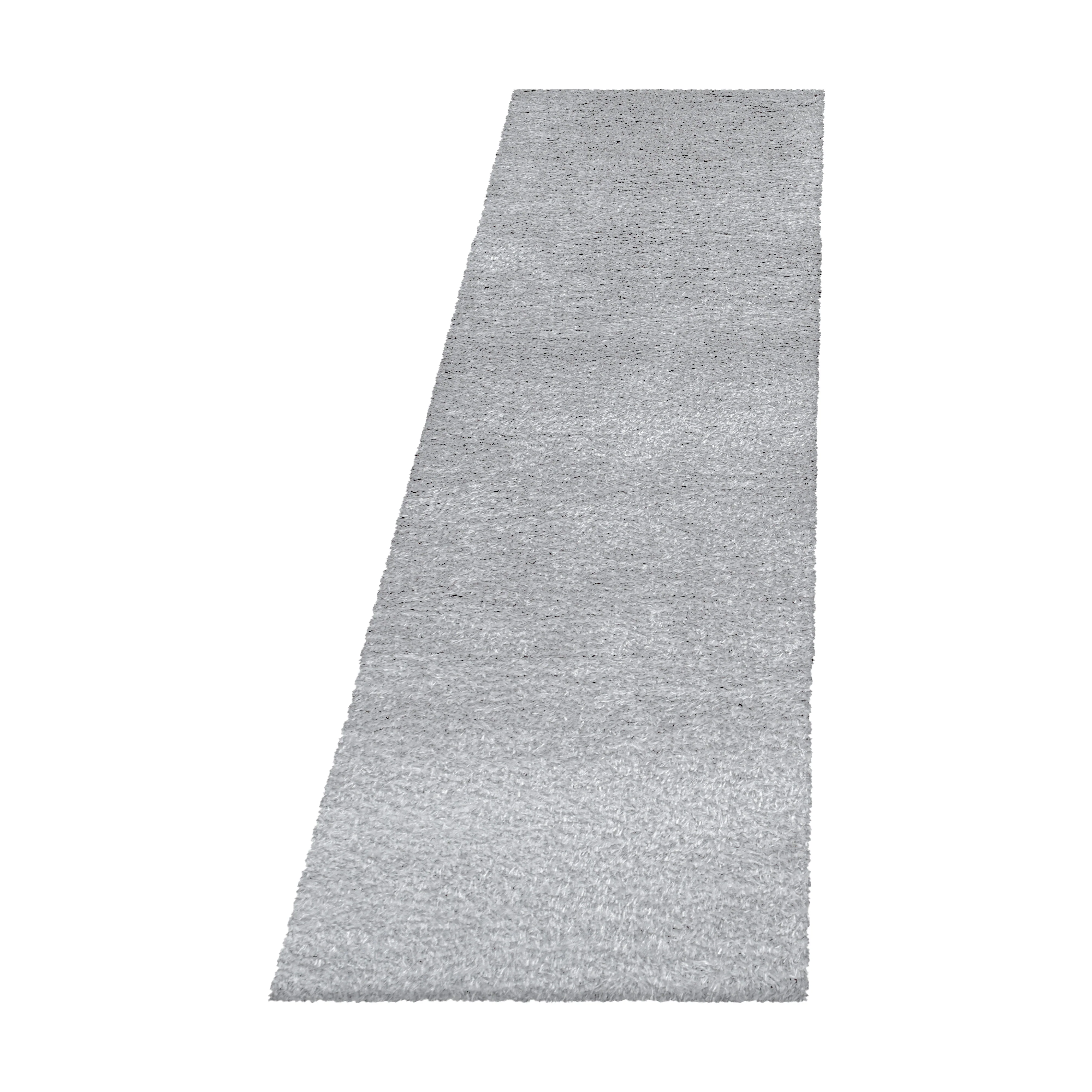 Hoogpolig Vloerkleed Luxe - Plain - Zilver - Image 8