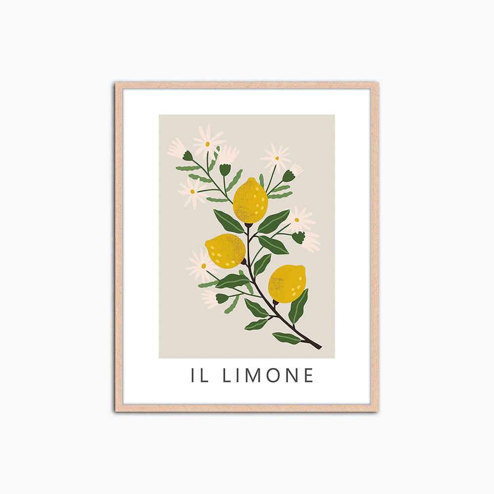 Il Limone - Print Muurdecoratie