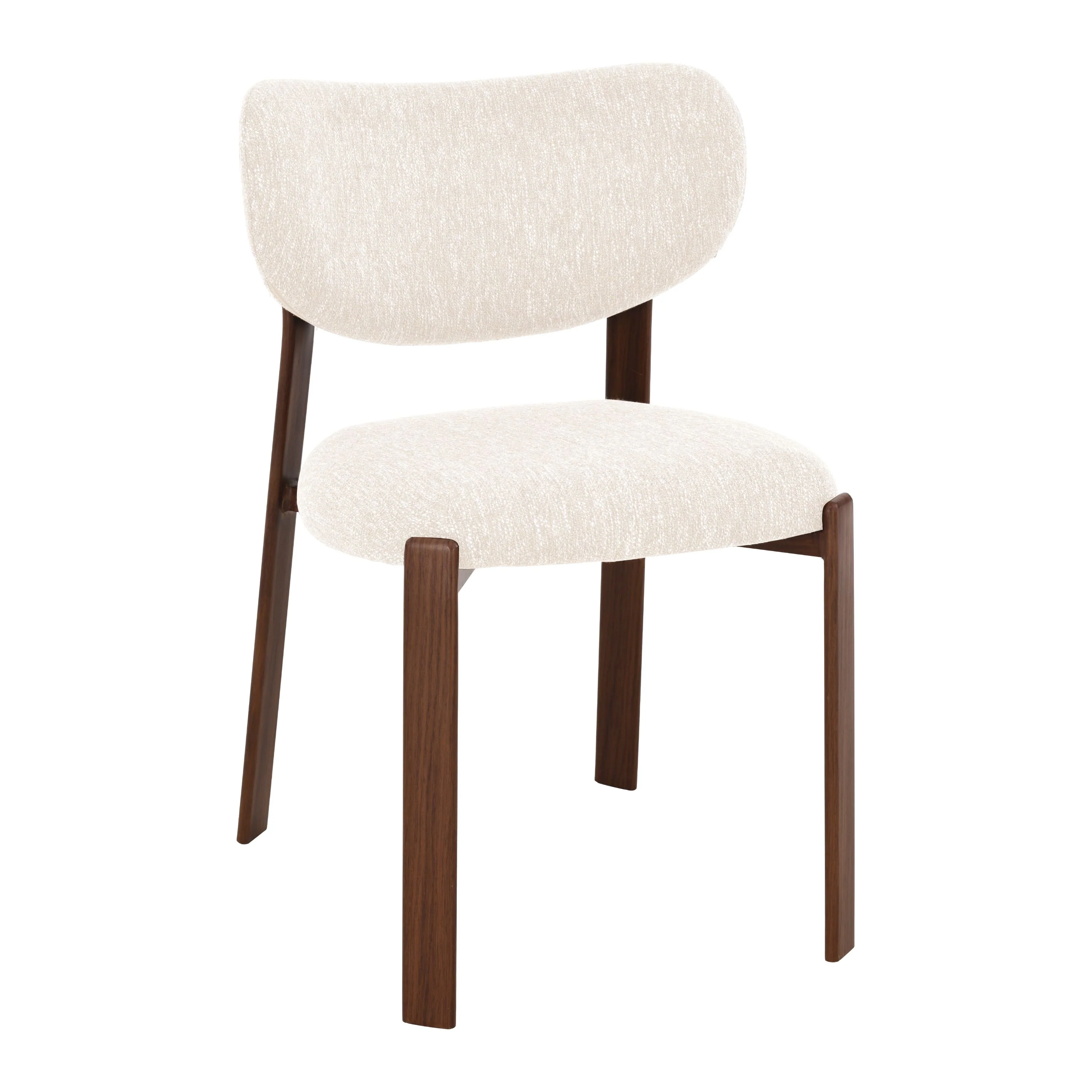Jane Eetkamerstoel - Beige Walnoot