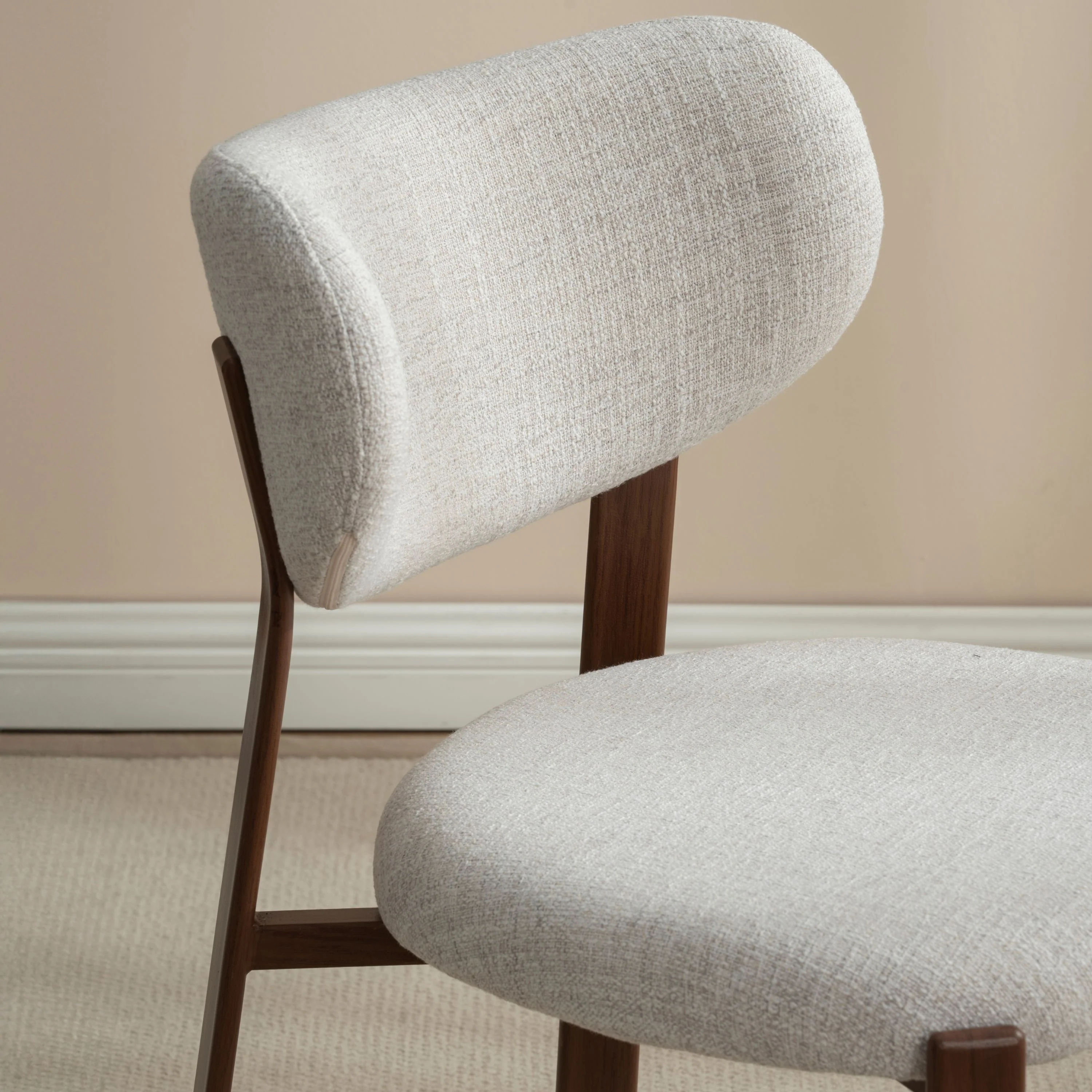 Jane Eetkamerstoel - Beige Walnoot - Image 8