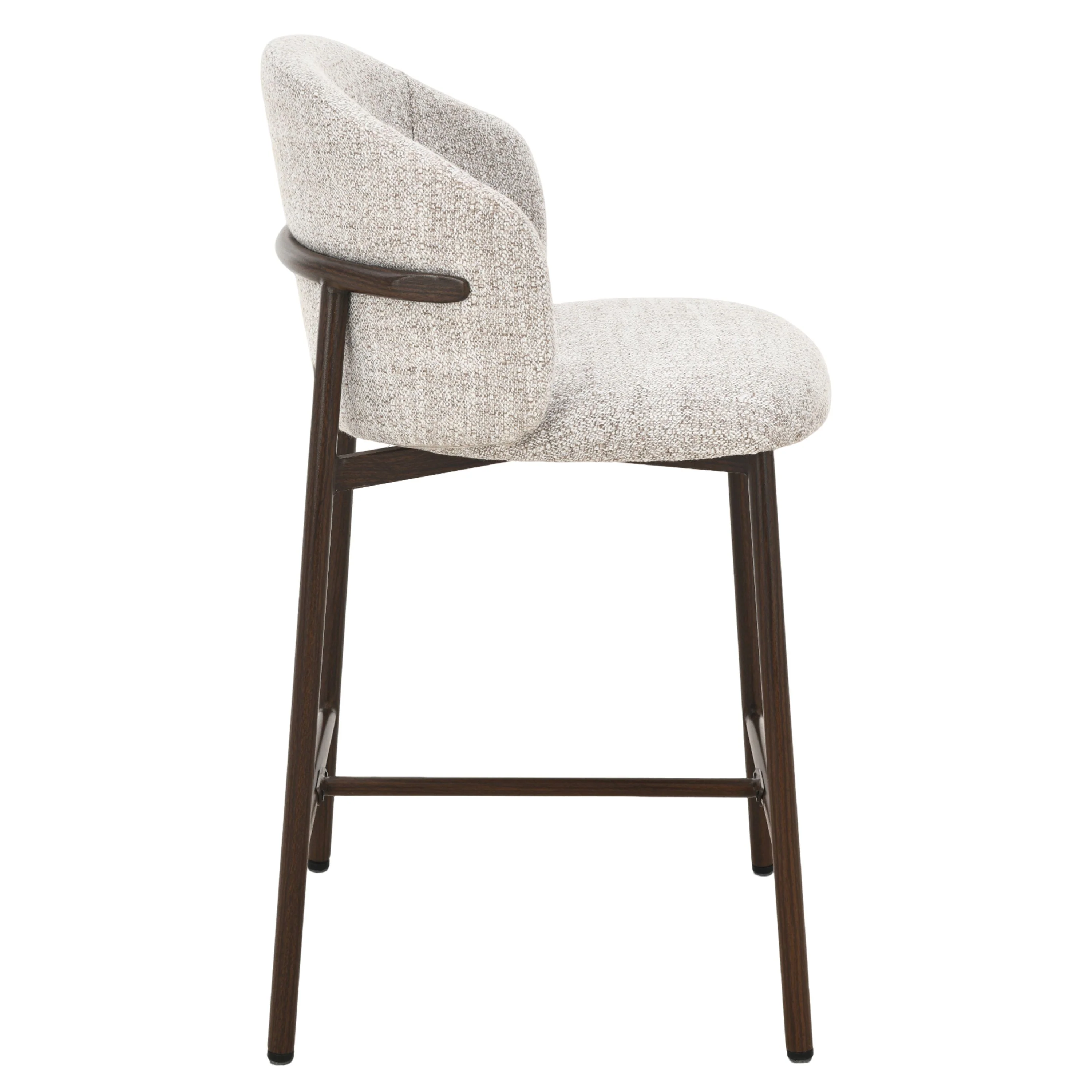 Jenna Barstoel - Beige - Walnoot Poten - Image 6