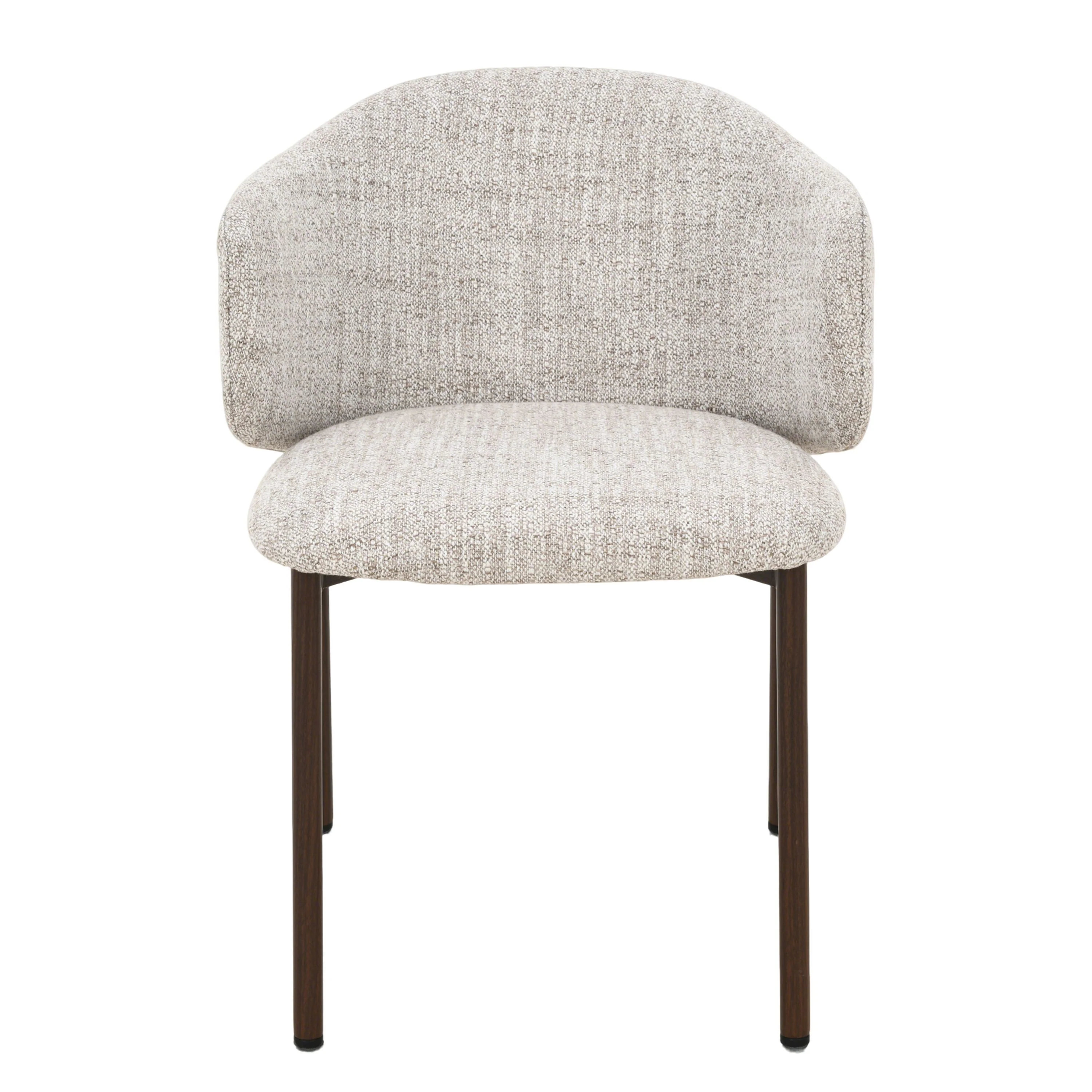 Jenna Eetkamerstoel - Beige - Walnoot Poten - Image 3